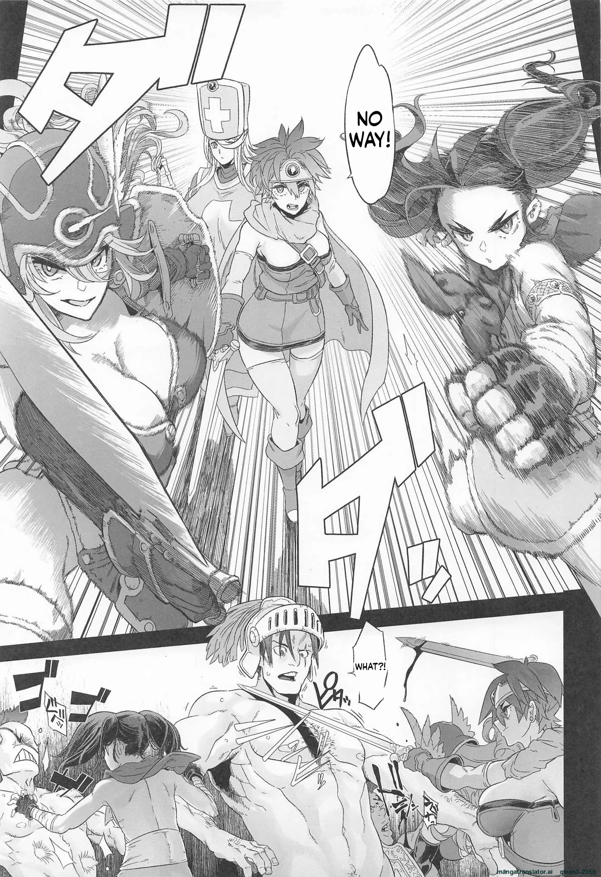 Onna Yuusha No Tabi 7 Yoru No Machi No Onna Boukensha page 15