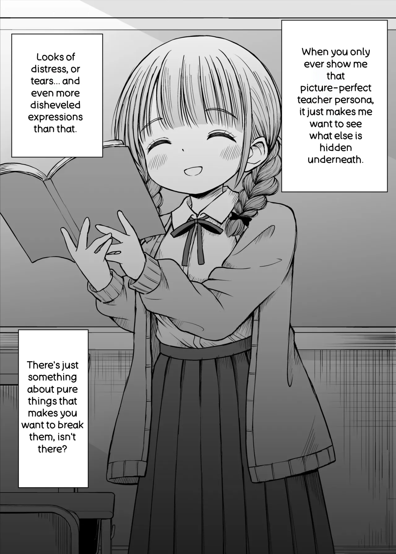 Please Don't Bully Sensei Too Much... ~the Day The Kind, Baby-faced, Big-breasted Hanasaki-sensei’s Heart Broke~ page 12