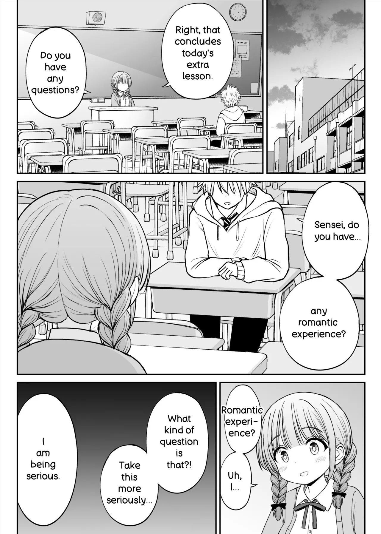 Please Don't Bully Sensei Too Much... ~the Day The Kind, Baby-faced, Big-breasted Hanasaki-sensei’s Heart Broke~ page 13