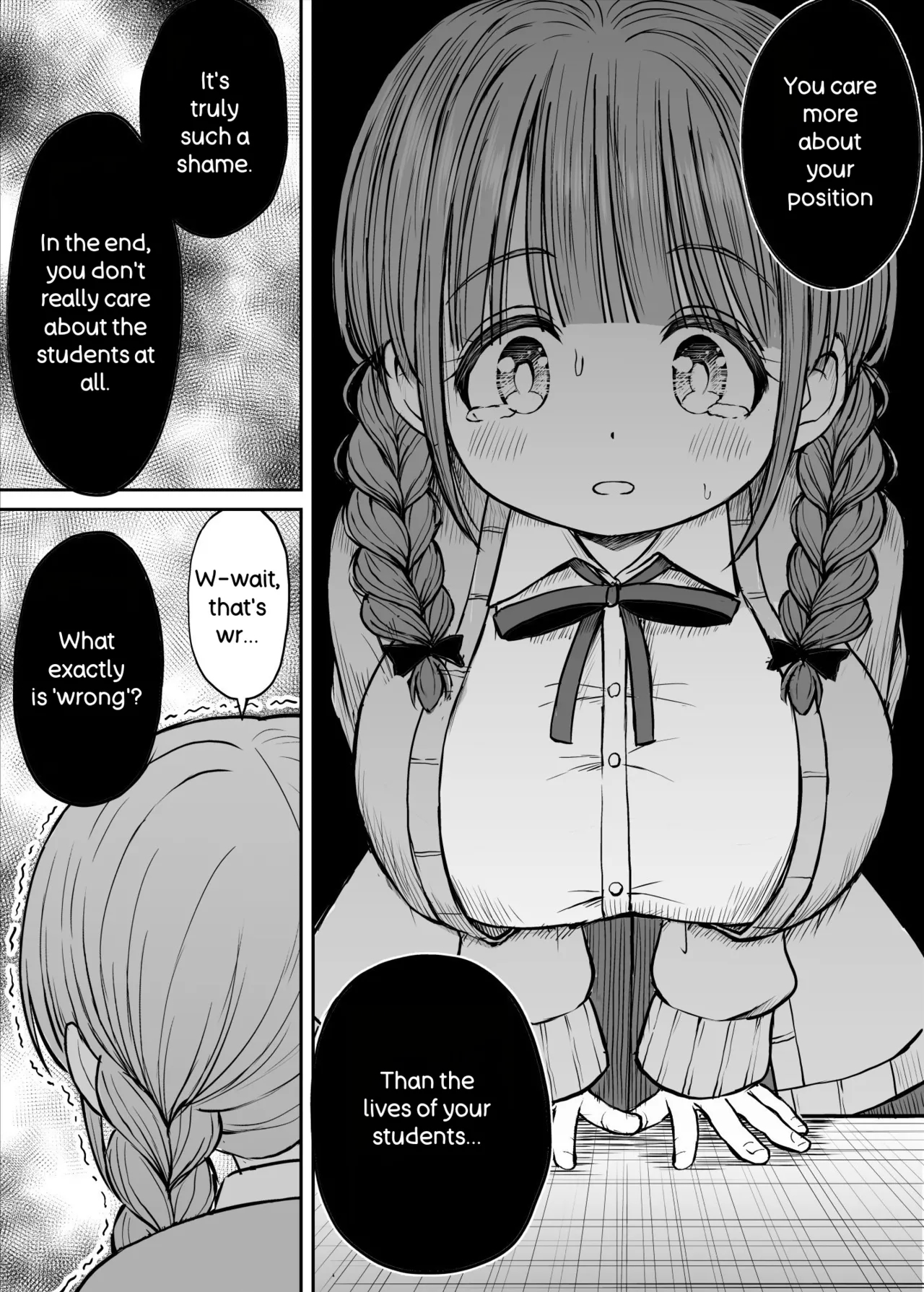Please Don't Bully Sensei Too Much... ~the Day The Kind, Baby-faced, Big-breasted Hanasaki-sensei’s Heart Broke~ page 18