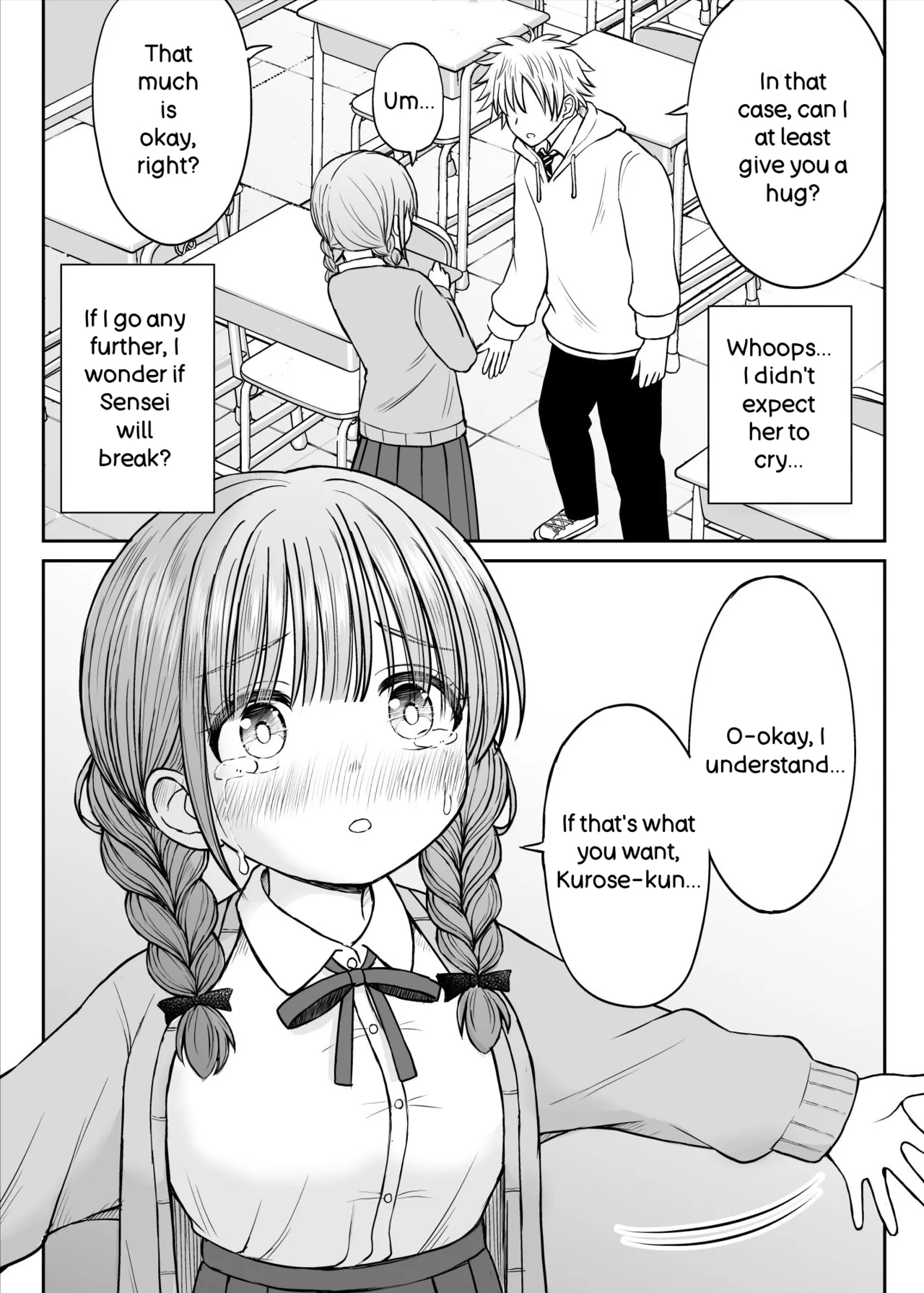 Please Don't Bully Sensei Too Much... ~the Day The Kind, Baby-faced, Big-breasted Hanasaki-sensei’s Heart Broke~ page 20