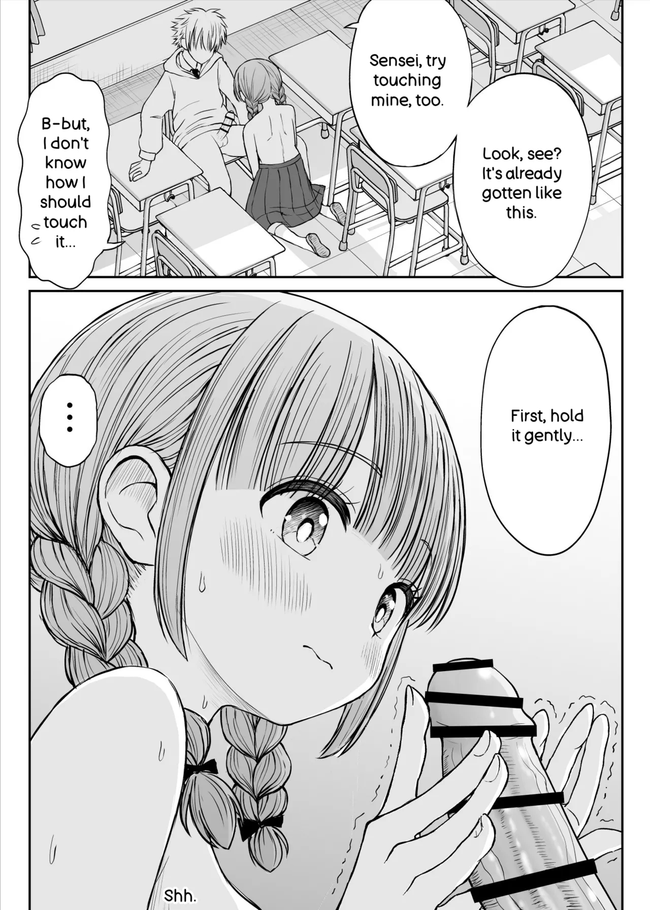 Please Don't Bully Sensei Too Much... ~the Day The Kind, Baby-faced, Big-breasted Hanasaki-sensei’s Heart Broke~ page 35
