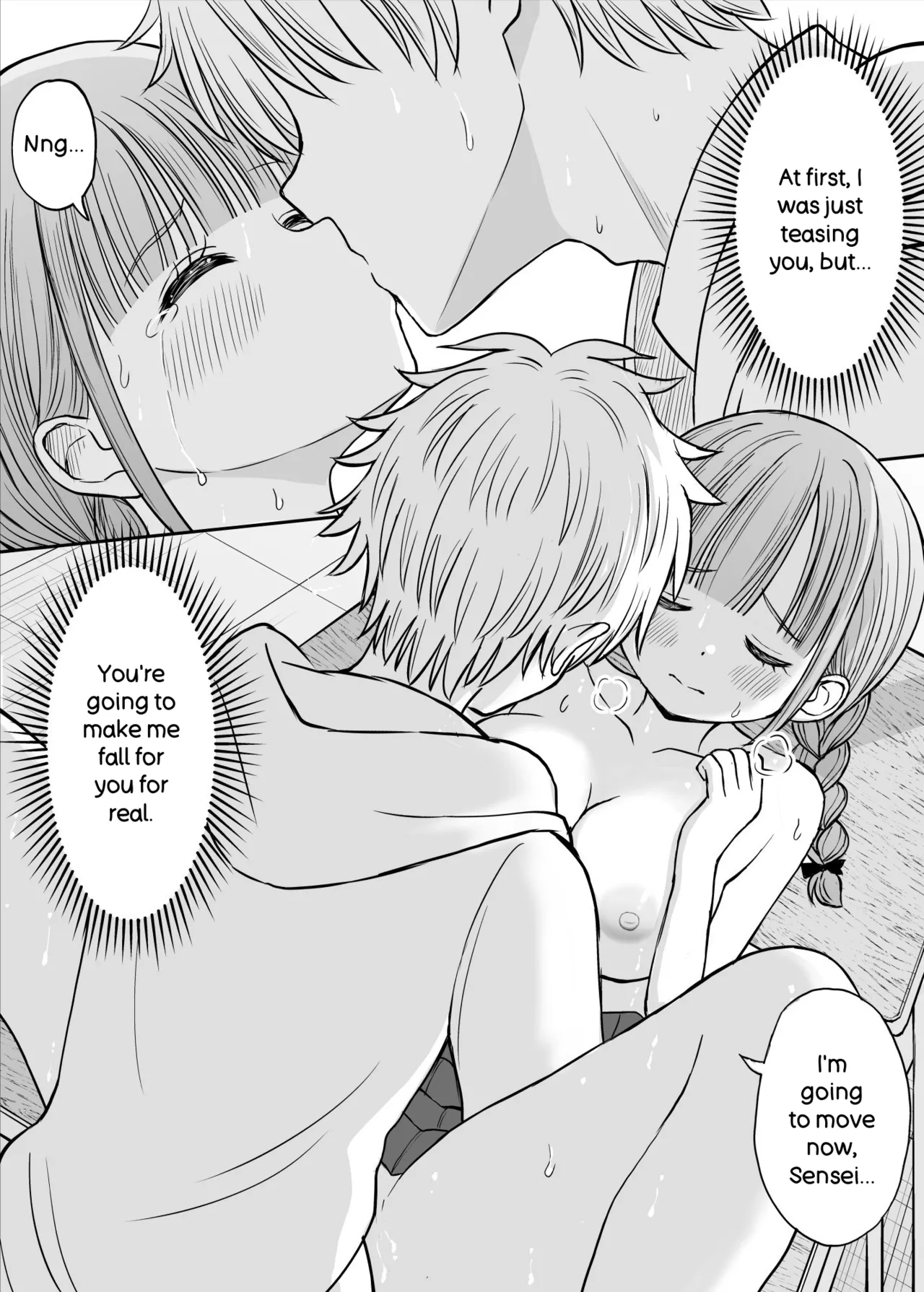 Please Don't Bully Sensei Too Much... ~the Day The Kind, Baby-faced, Big-breasted Hanasaki-sensei’s Heart Broke~ page 47