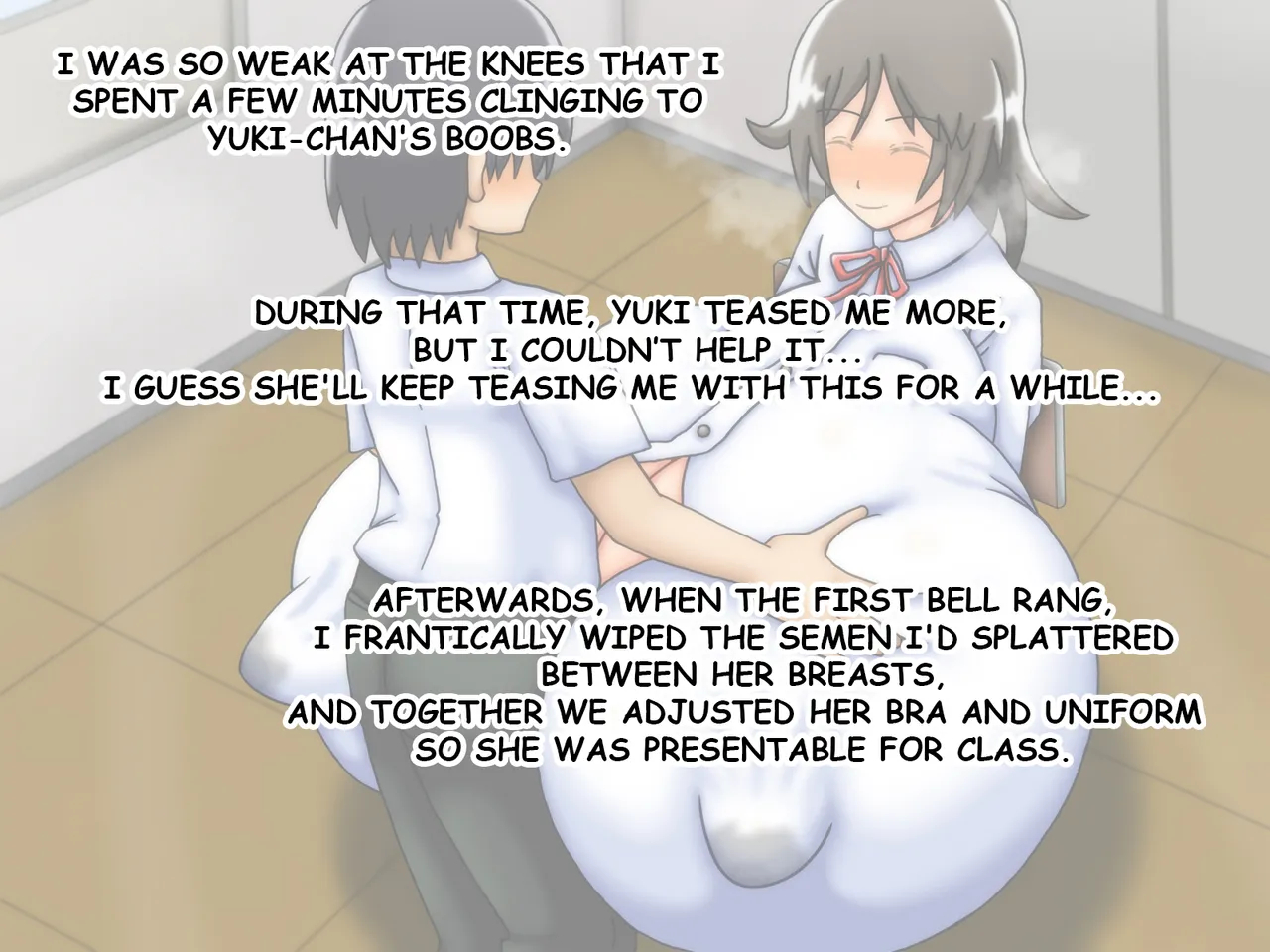 Reunited! My Childhood Sweetheart's Breasts Have Grown Super Huge! page 121