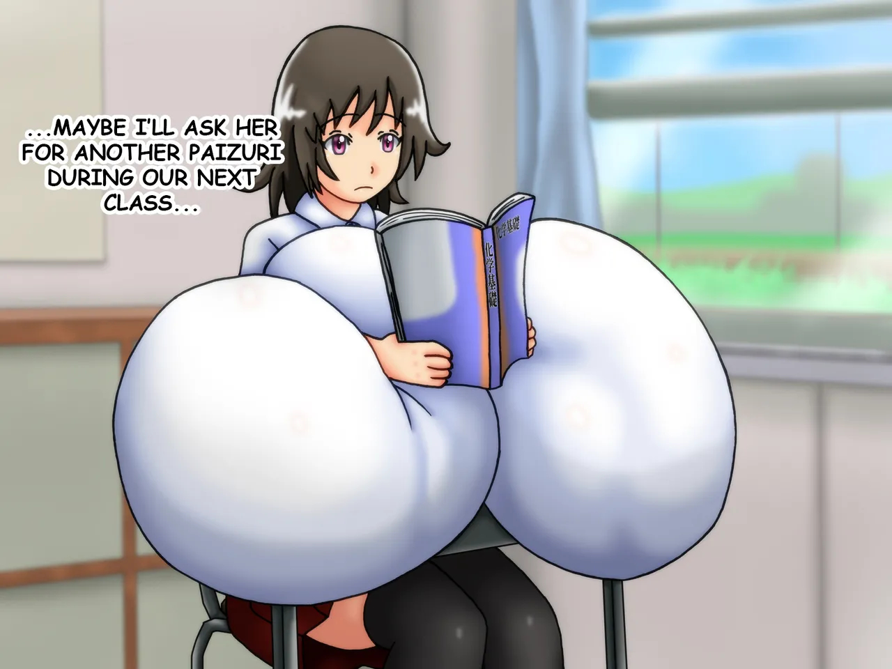 Reunited! My Childhood Sweetheart's Breasts Have Grown Super Huge! page 124