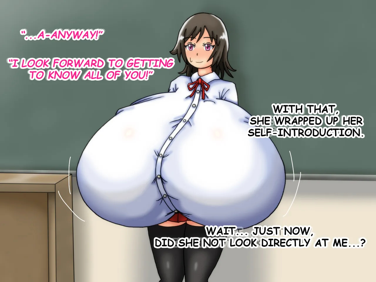 Reunited! My Childhood Sweetheart's Breasts Have Grown Super Huge! page 19