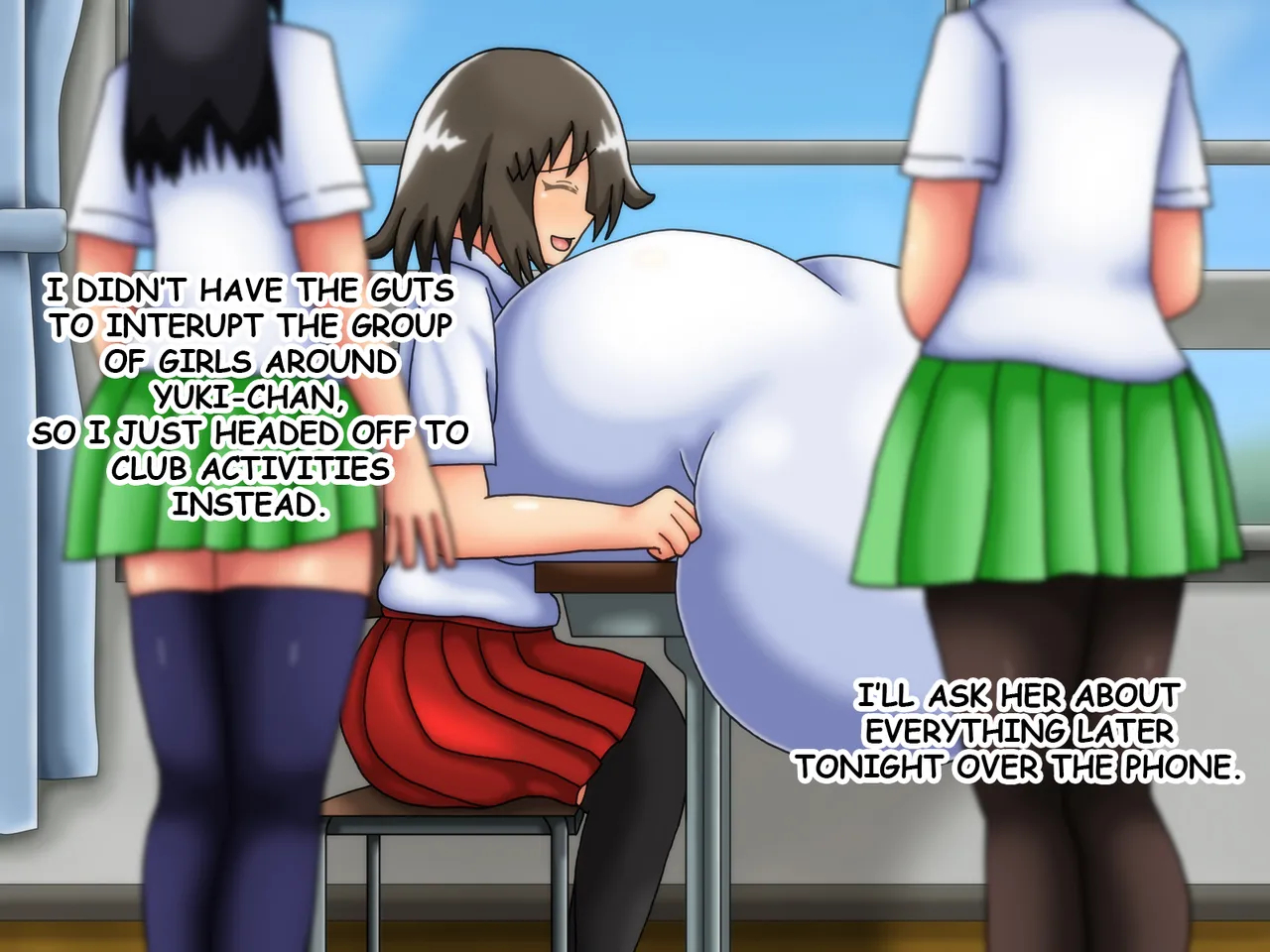 Reunited! My Childhood Sweetheart's Breasts Have Grown Super Huge! page 31