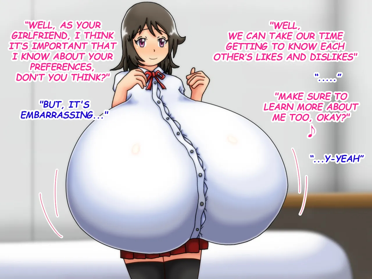 Reunited! My Childhood Sweetheart's Breasts Have Grown Super Huge! page 63