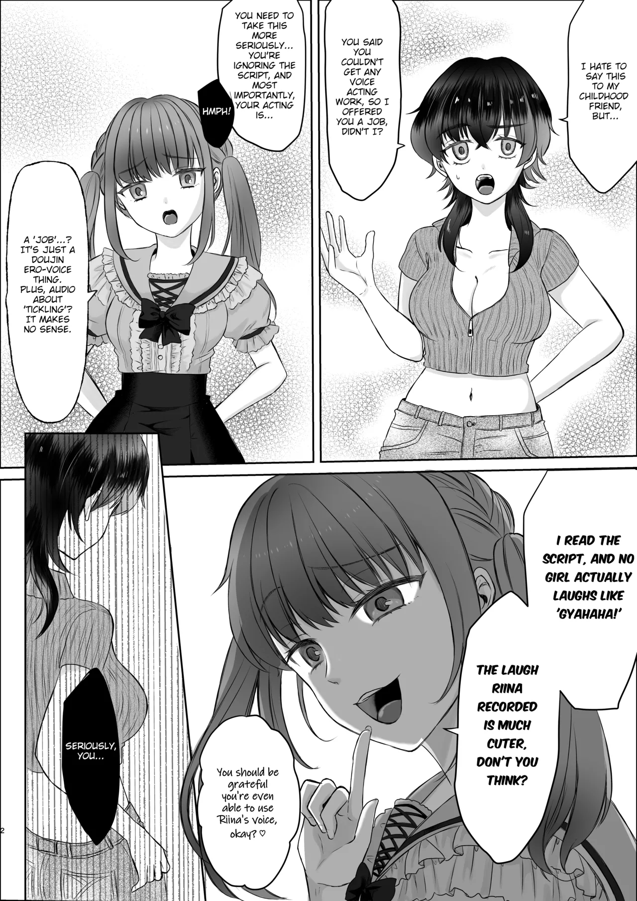 Sassy Girl Tickling Limit Lessons: If You Can't Follow The Scripts, You Don't Get To Stop! page 2
