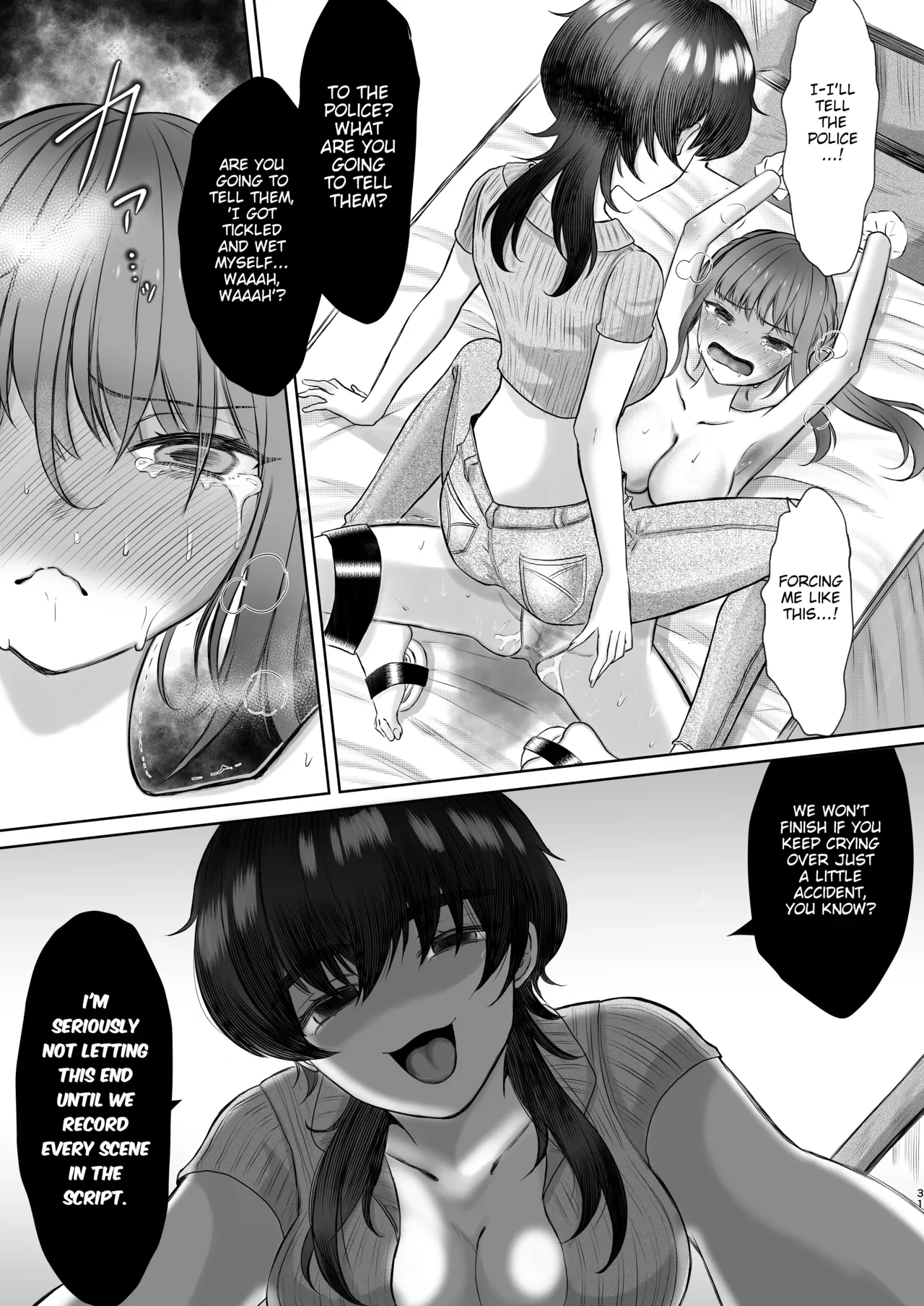 Sassy Girl Tickling Limit Lessons: If You Can't Follow The Scripts, You Don't Get To Stop! page 31