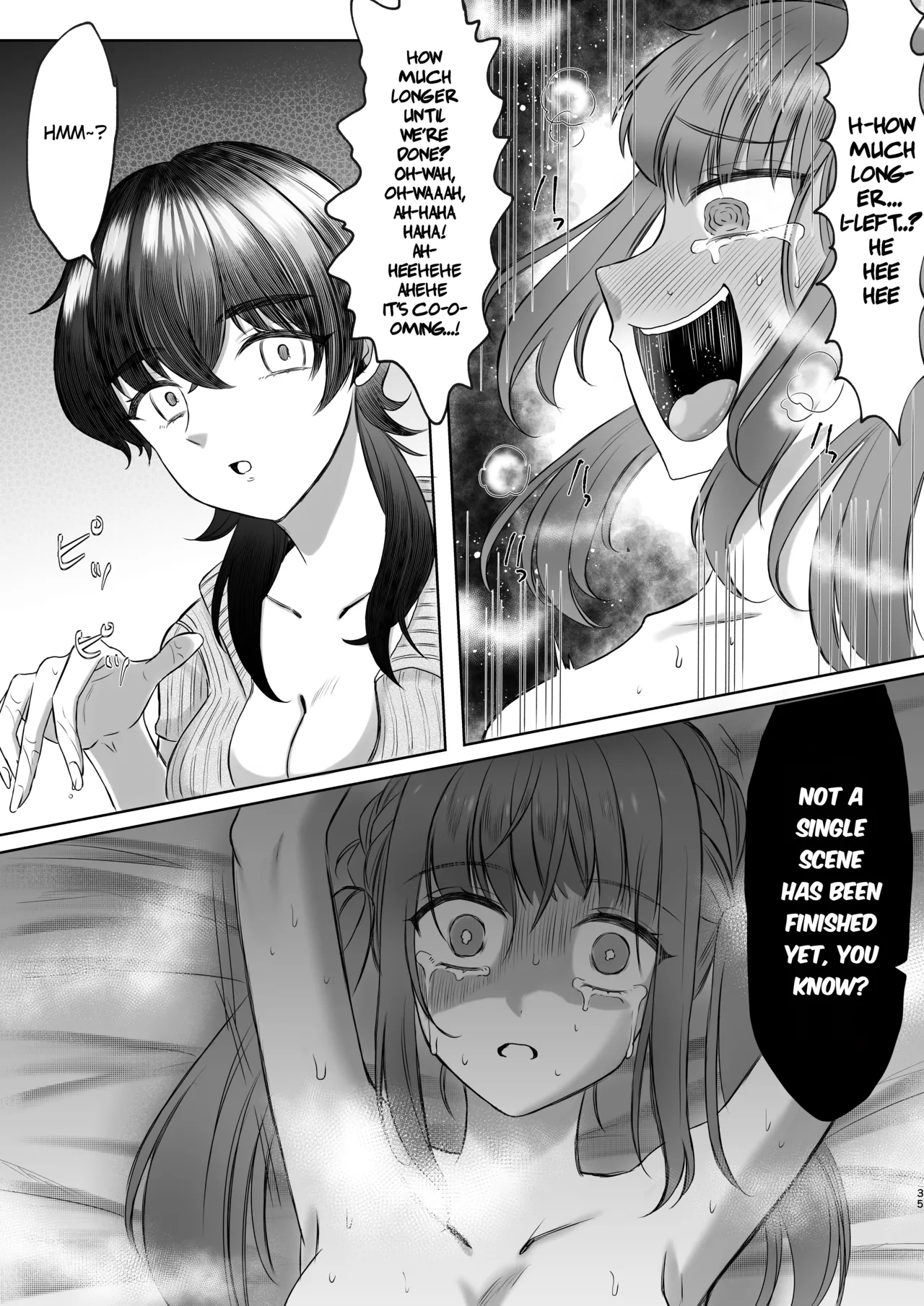 Sassy Girl Tickling Limit Lessons: If You Can't Follow The Scripts, You Don't Get To Stop! page 35