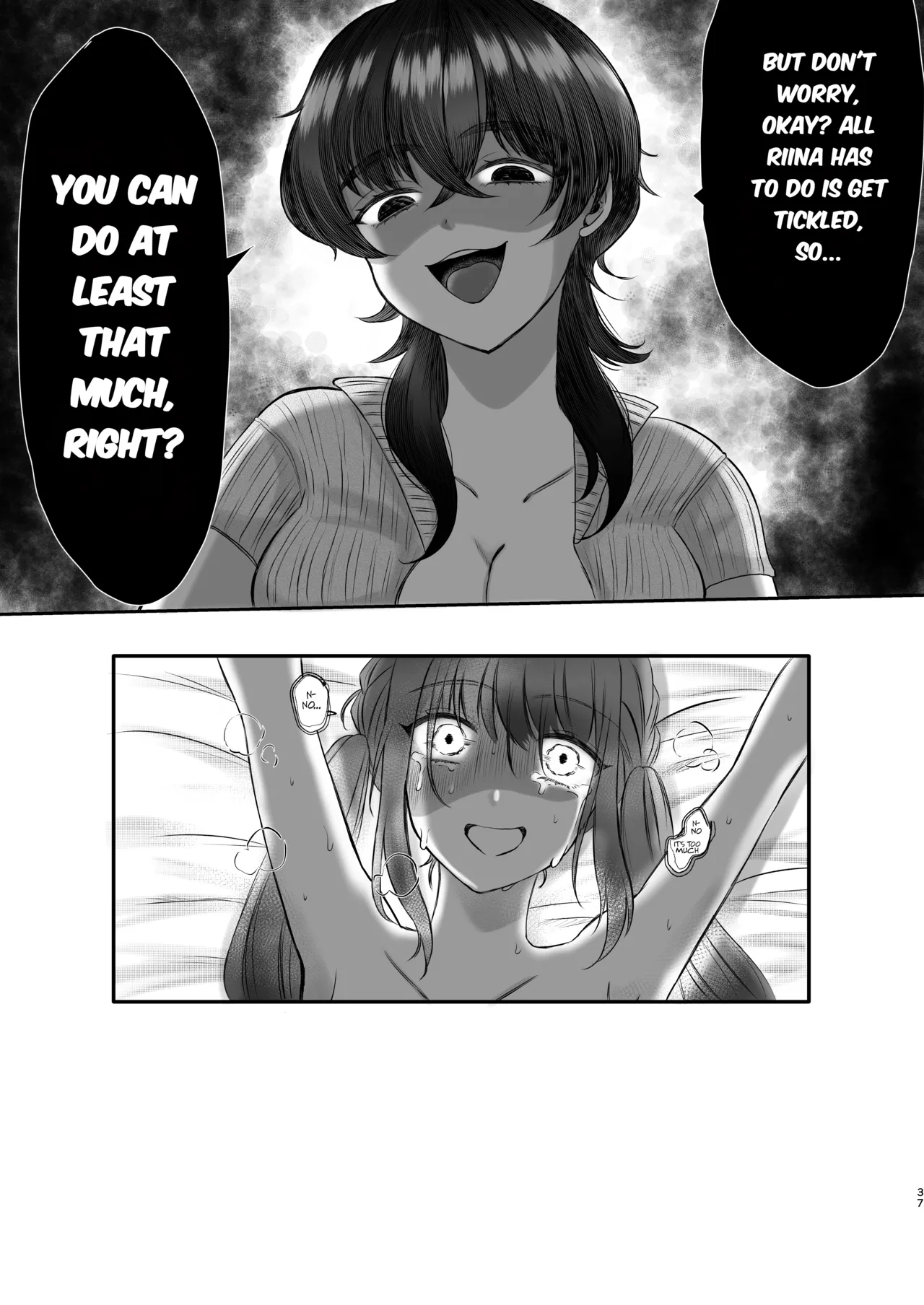 Sassy Girl Tickling Limit Lessons: If You Can't Follow The Scripts, You Don't Get To Stop! page 37