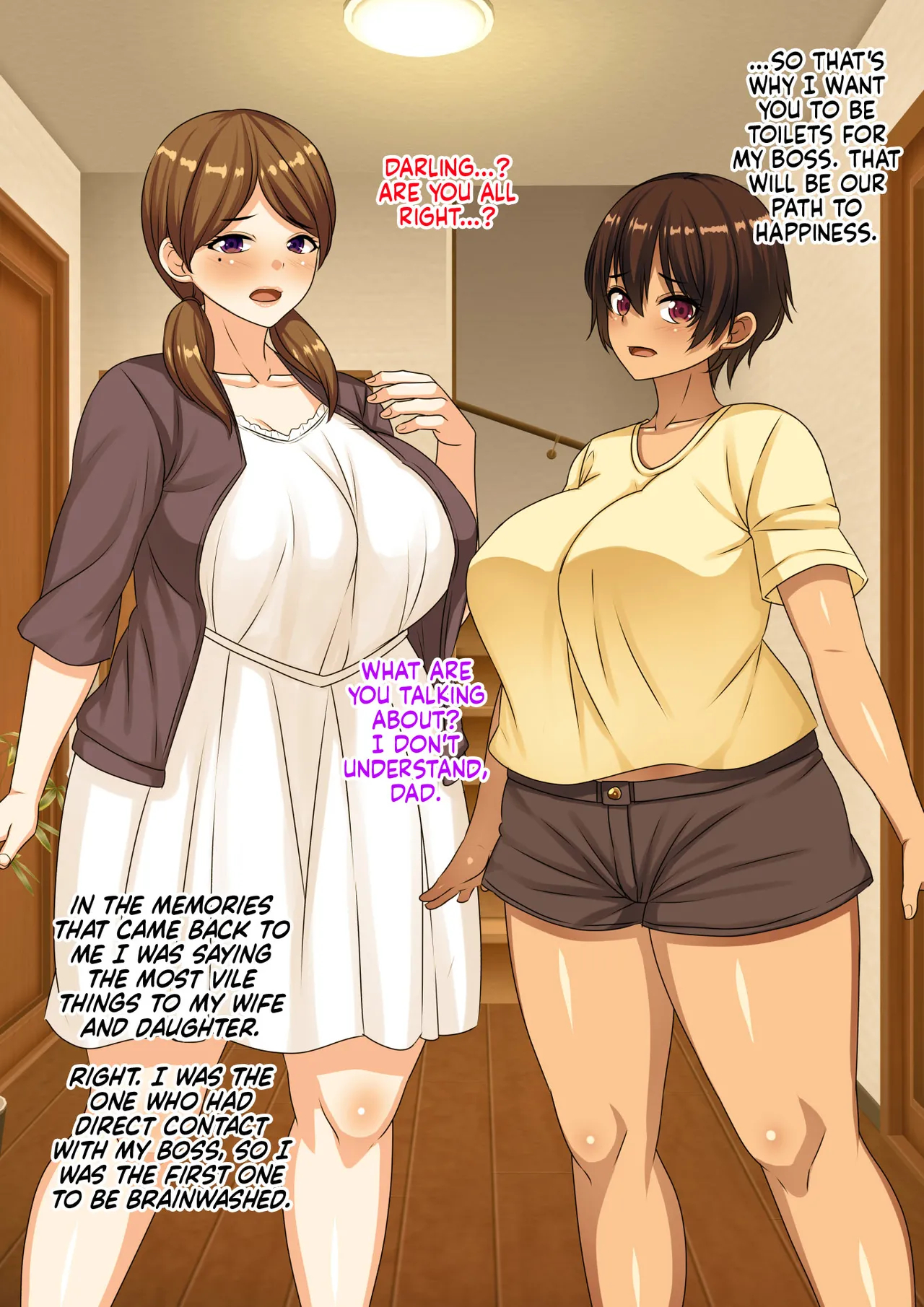 Serving My Boss As Sex Slaves Is What Makes My Brainwashed Family Happy =tb= page 66
