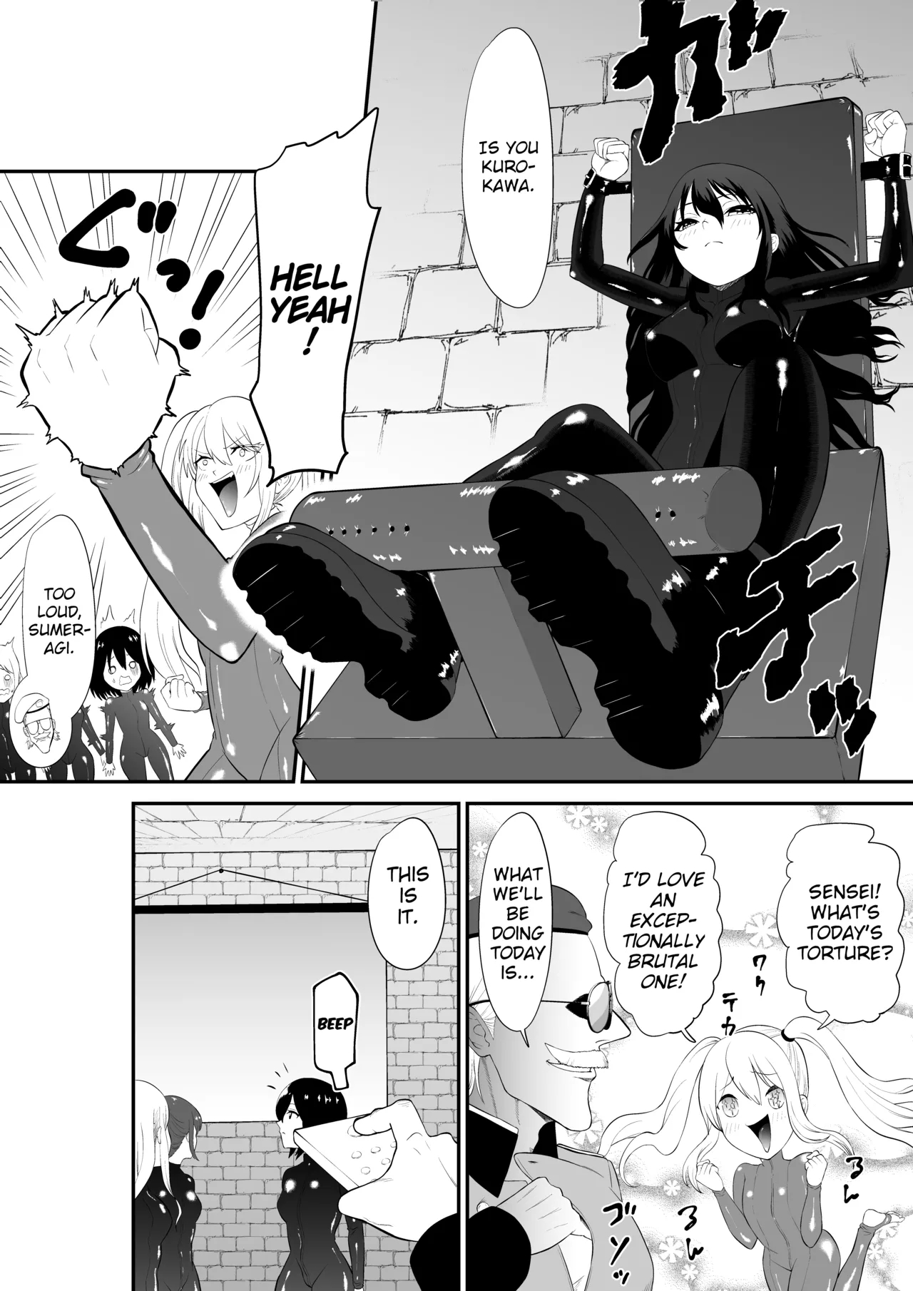 Spy Girl Sole Tickle Torture Interrogation page 11
