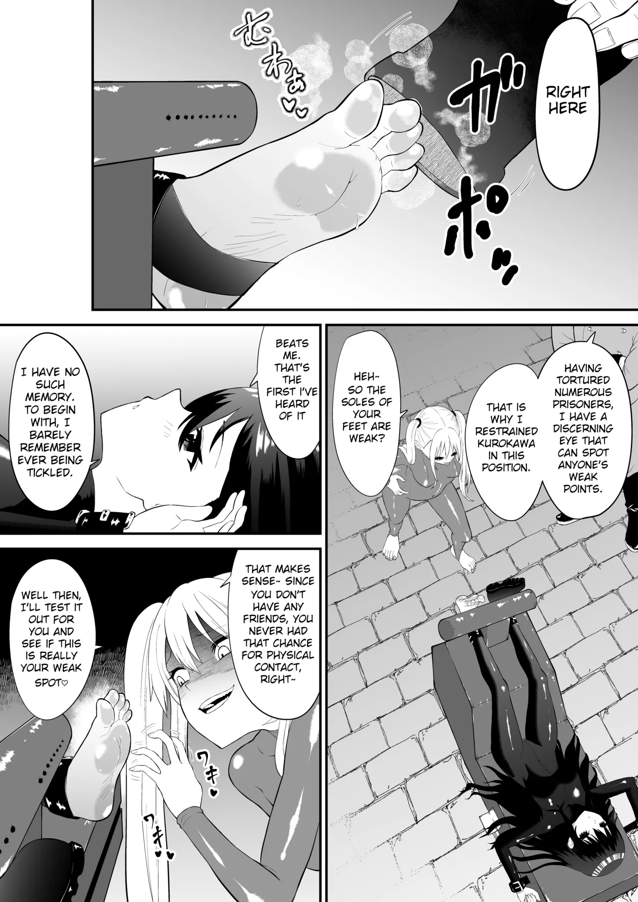 Spy Girl Sole Tickle Torture Interrogation page 16
