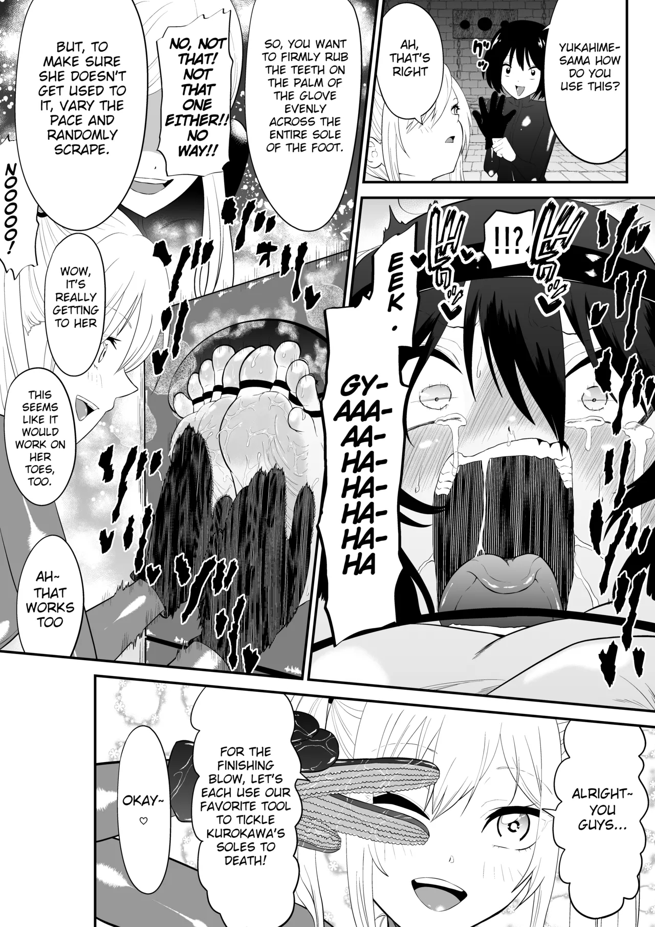 Spy Girl Sole Tickle Torture Interrogation page 23