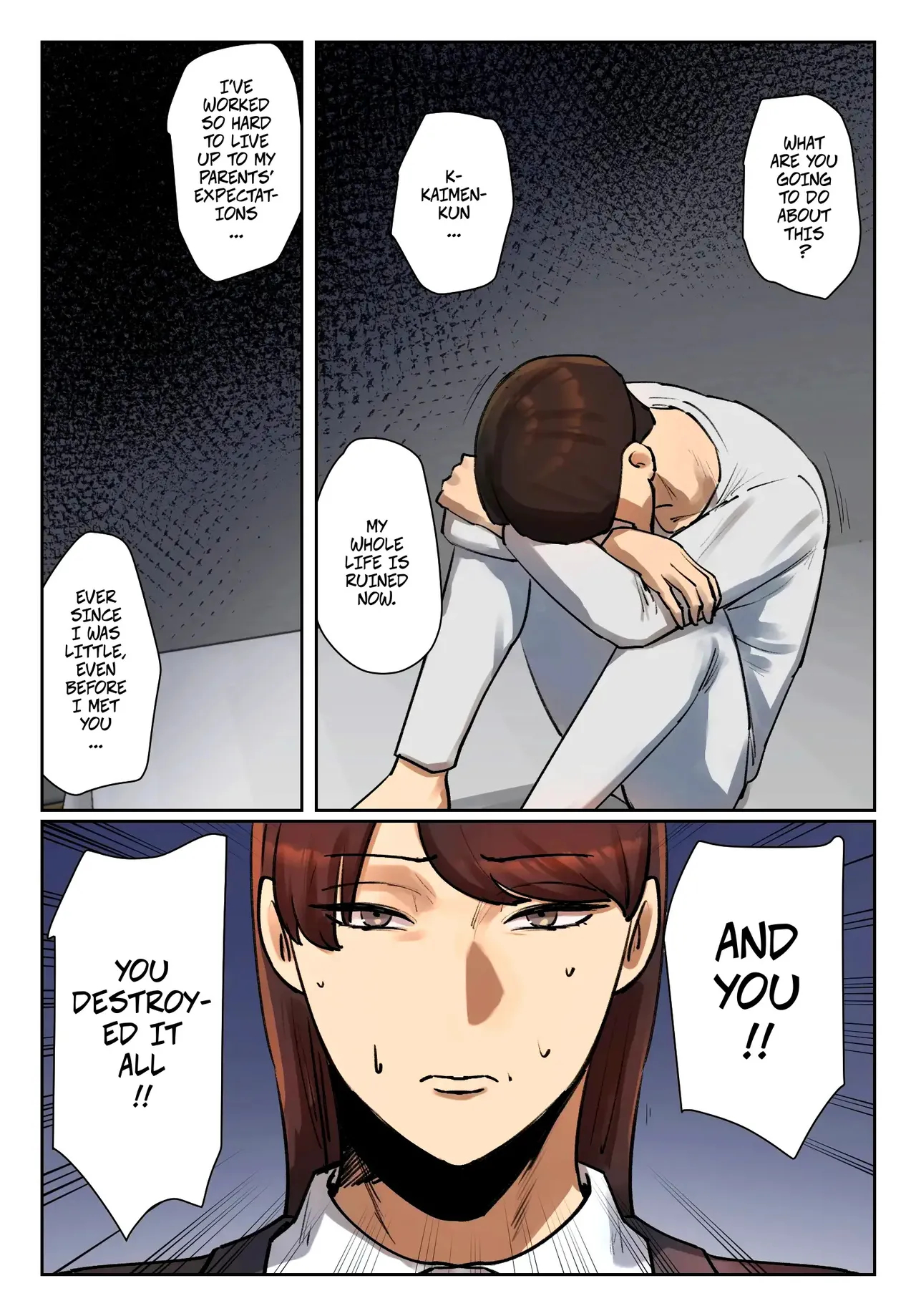 Strip Down To Your Underwear And Appologize To Your Student -- Seito No Shitagi O Tsukete Shazai Shiro page 14