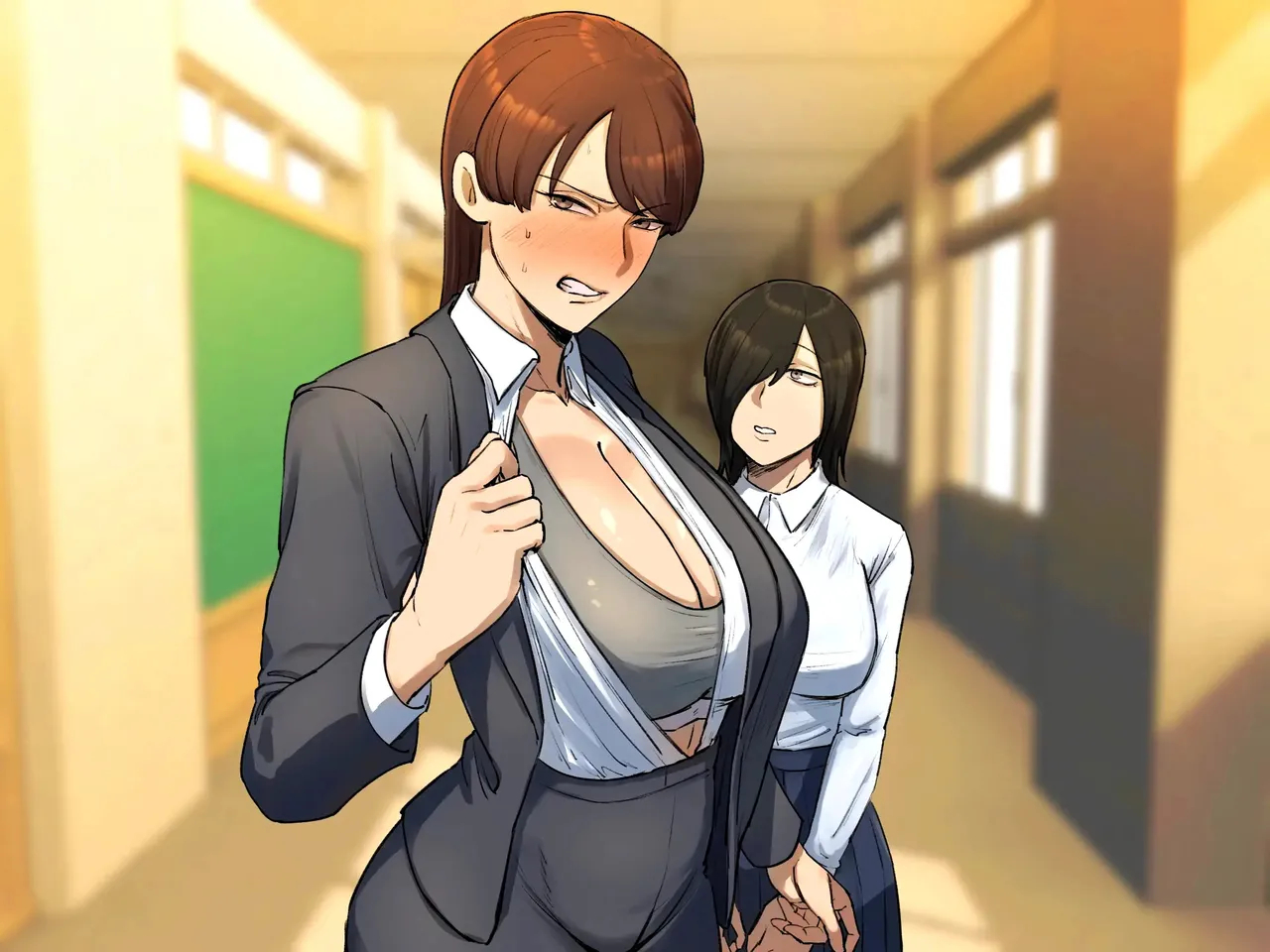 Strip Down To Your Underwear And Appologize To Your Student -- Seito No Shitagi O Tsukete Shazai Shiro page 3
