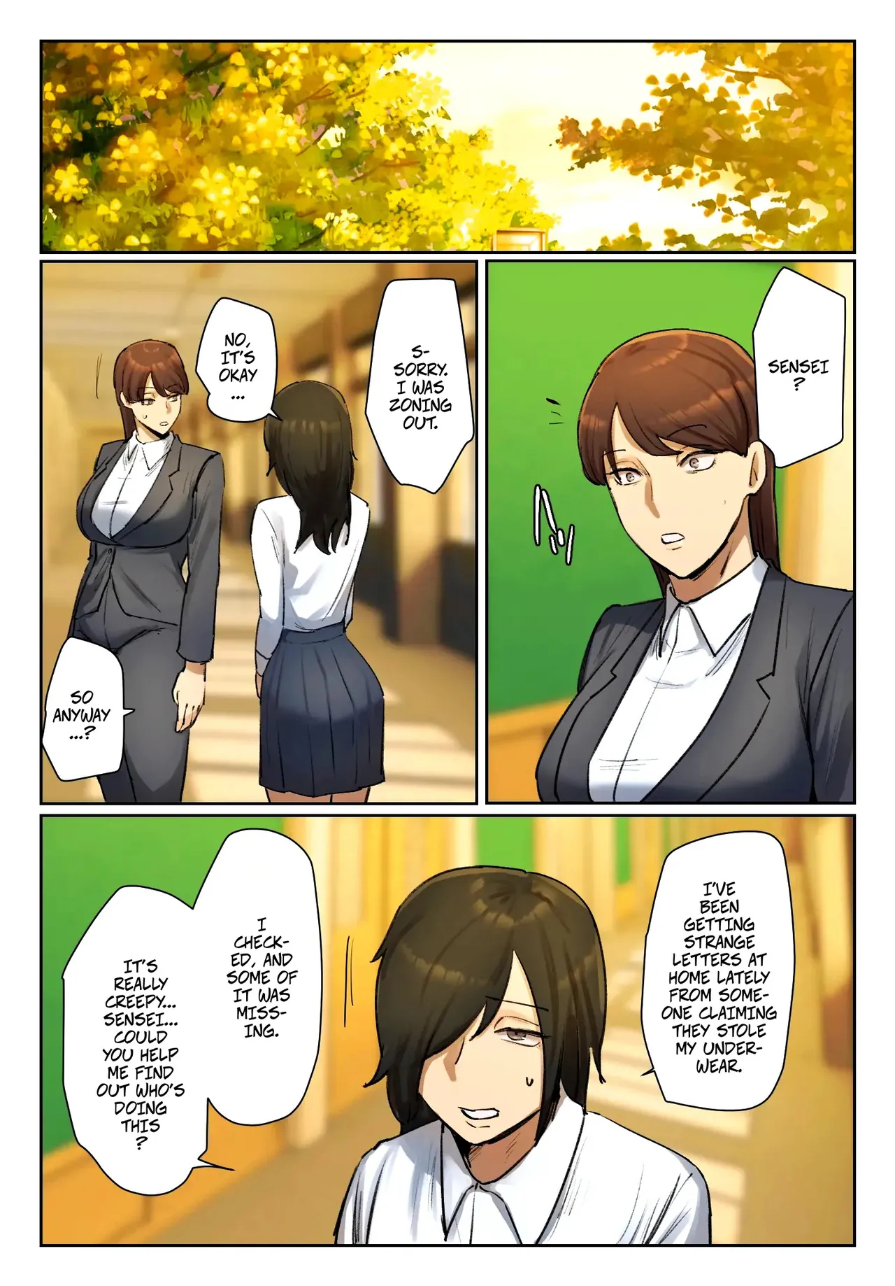Strip Down To Your Underwear And Appologize To Your Student -- Seito No Shitagi O Tsukete Shazai Shiro page 35