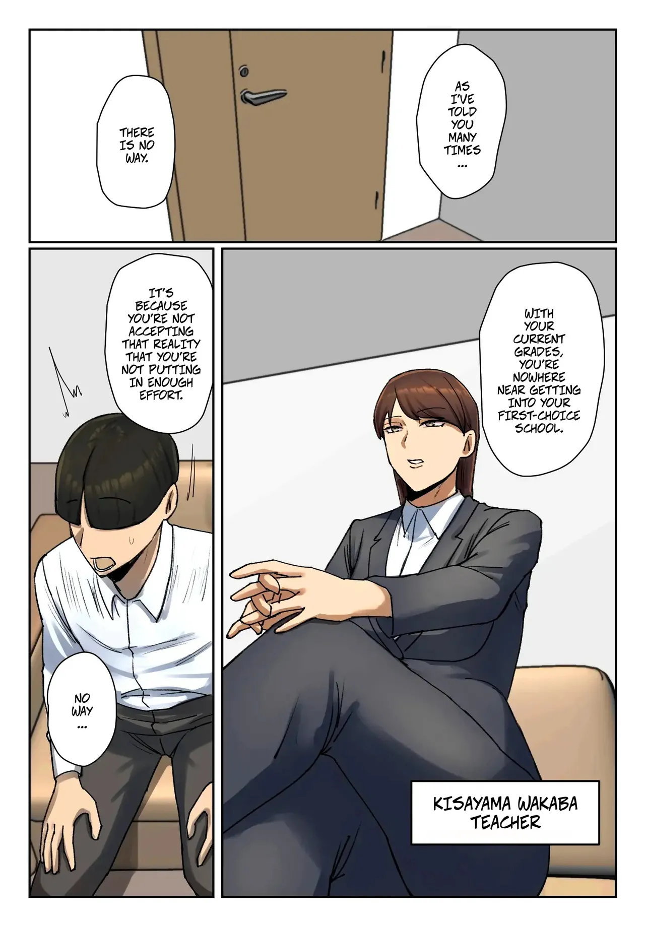 Strip Down To Your Underwear And Appologize To Your Student -- Seito No Shitagi O Tsukete Shazai Shiro page 4