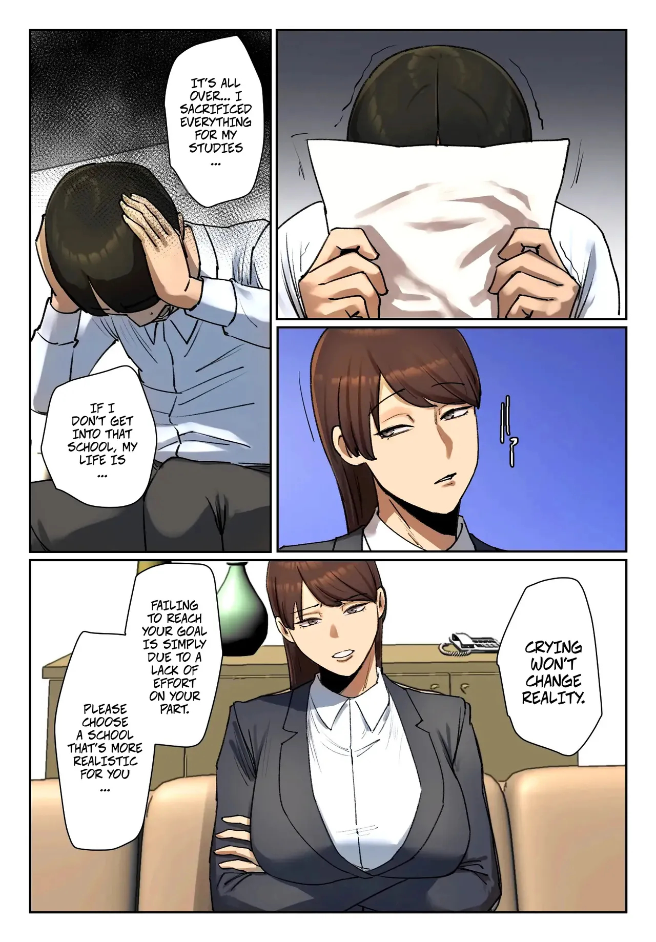 Strip Down To Your Underwear And Appologize To Your Student -- Seito No Shitagi O Tsukete Shazai Shiro page 6