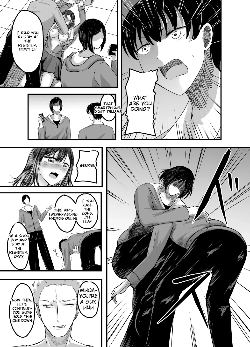 Suki Na Kouhai Arbeit O Rape Sareta Hanashi page 24