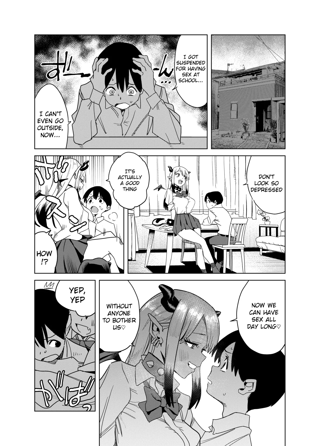 Tenkou Shitekita Gal Succubus No Gochisou Wa Boku Hitori!? 2 page 60