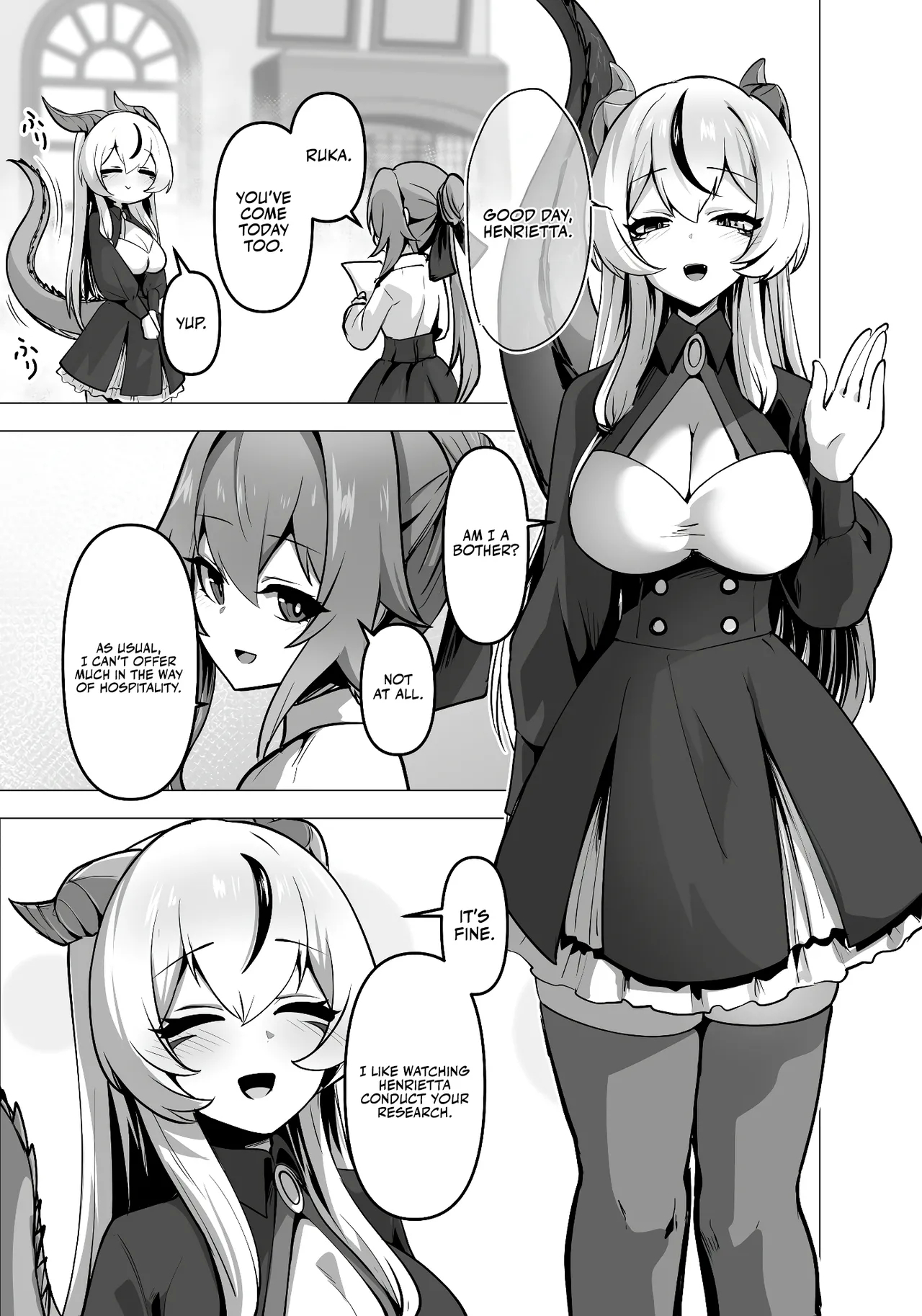 The Daughter Of The Strongest Dragon Race Won't Stop Begging For A Baby, So I'll Teach Her A Lesson With My Futanari Cock page 17