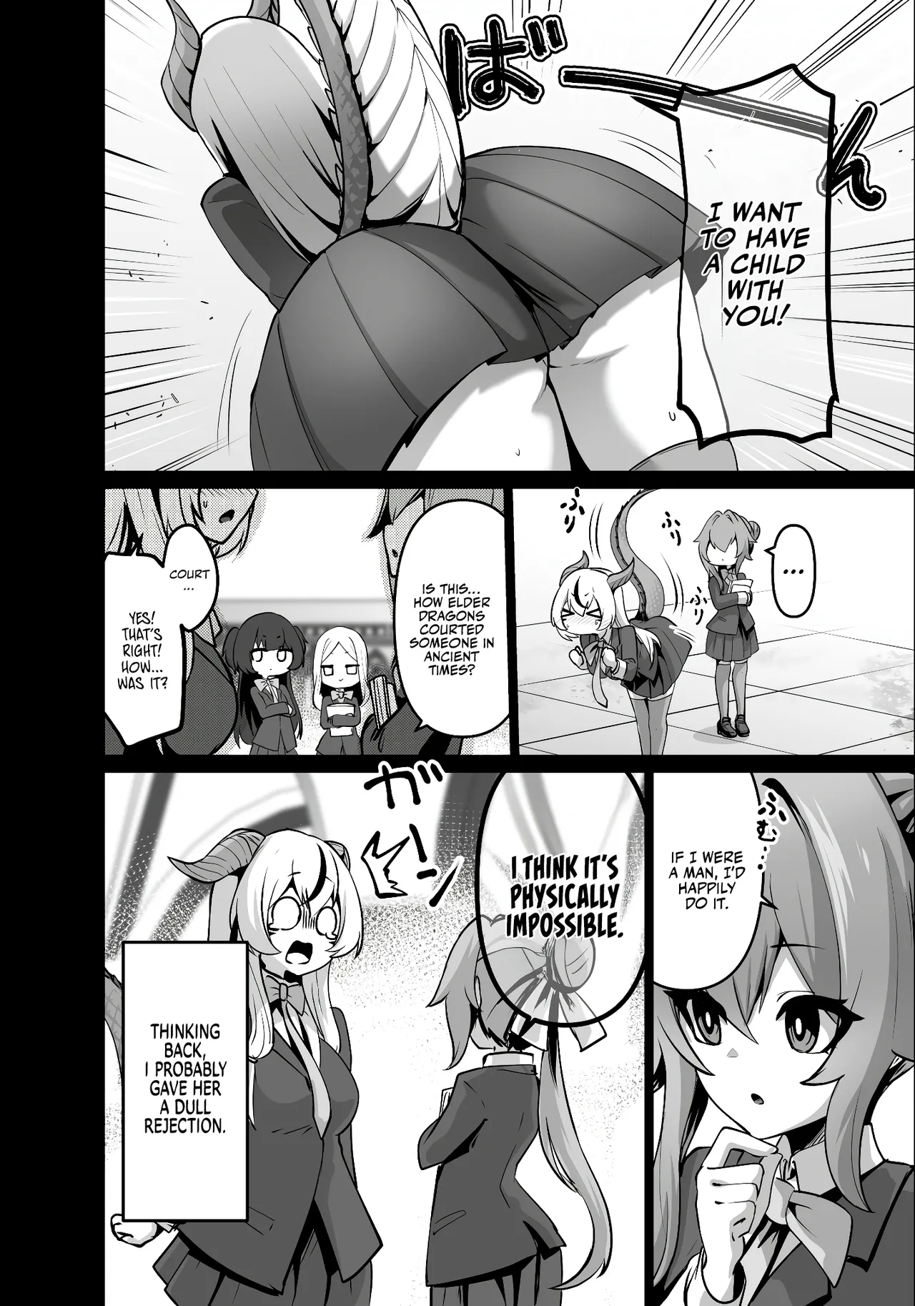 The Daughter Of The Strongest Dragon Race Won't Stop Begging For A Baby, So I'll Teach Her A Lesson With My Futanari Cock page 20