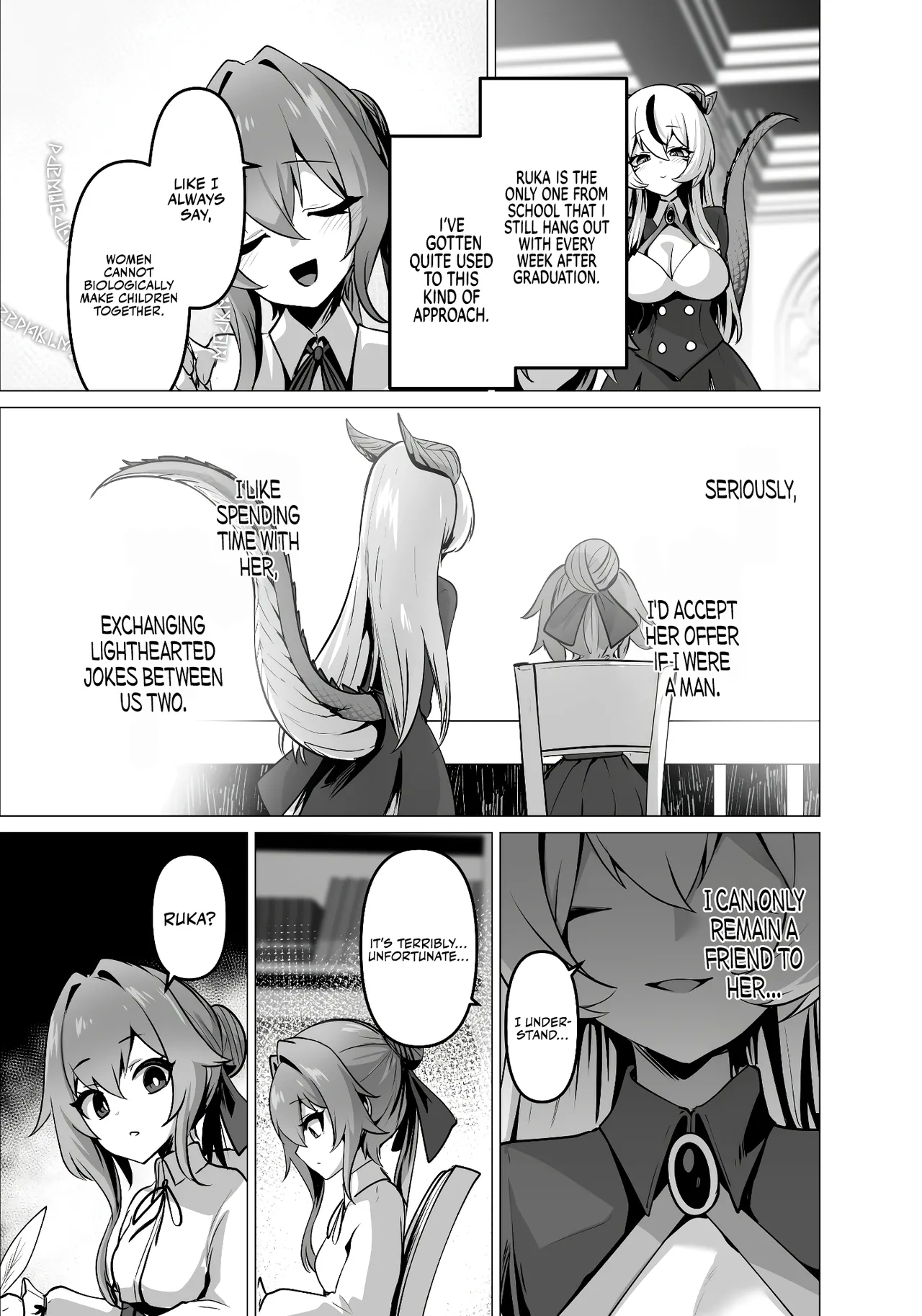 The Daughter Of The Strongest Dragon Race Won't Stop Begging For A Baby, So I'll Teach Her A Lesson With My Futanari Cock page 21