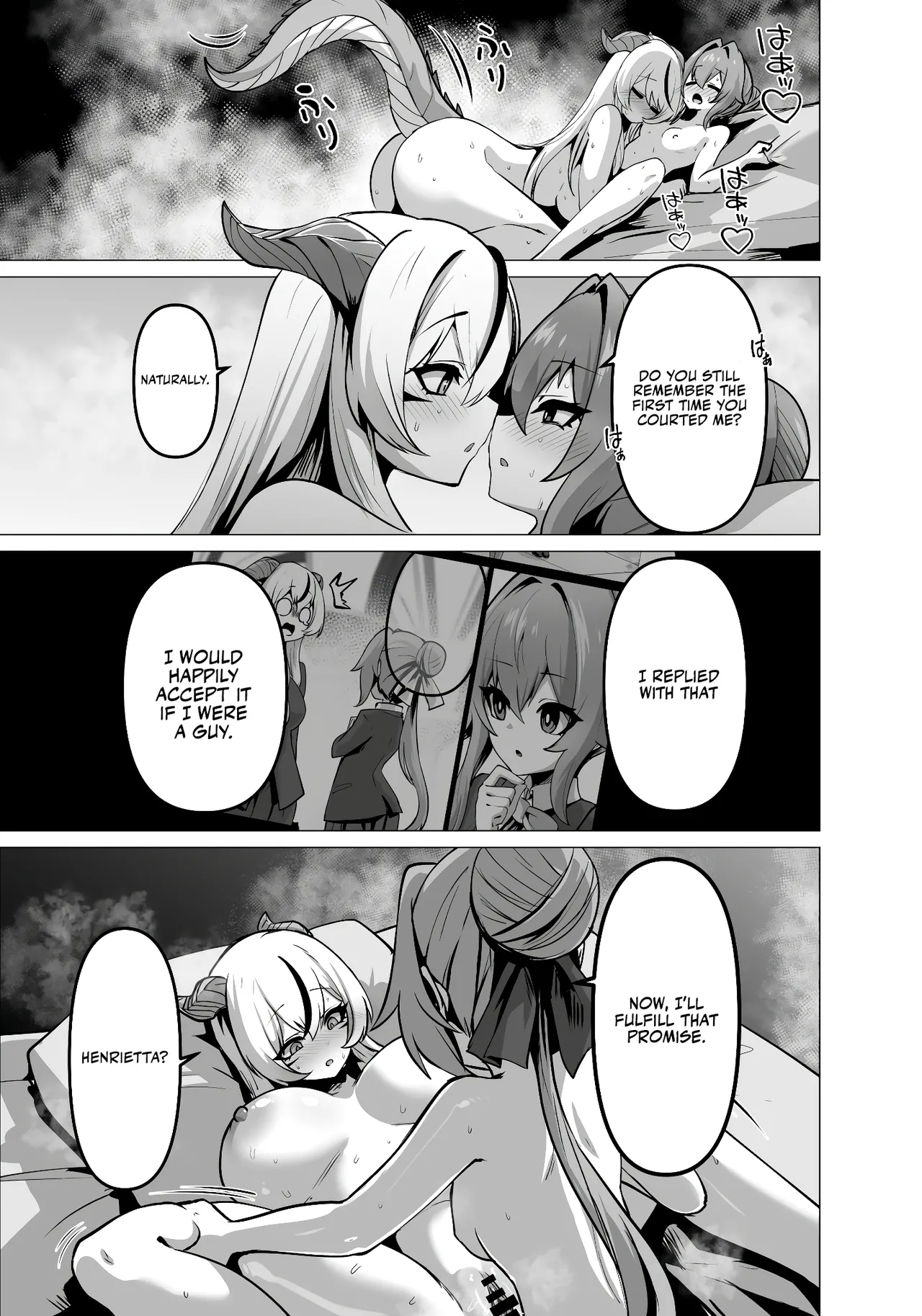 The Daughter Of The Strongest Dragon Race Won't Stop Begging For A Baby, So I'll Teach Her A Lesson With My Futanari Cock page 49