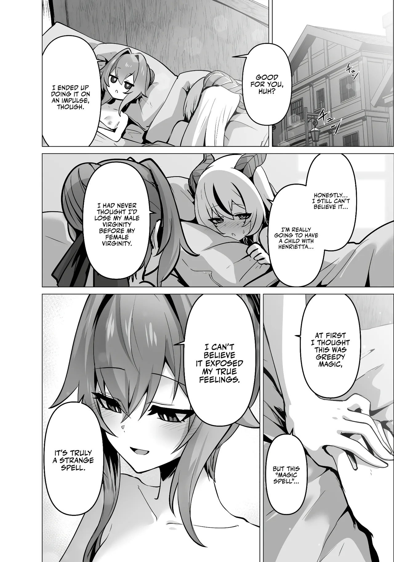 The Daughter Of The Strongest Dragon Race Won't Stop Begging For A Baby, So I'll Teach Her A Lesson With My Futanari Cock page 64