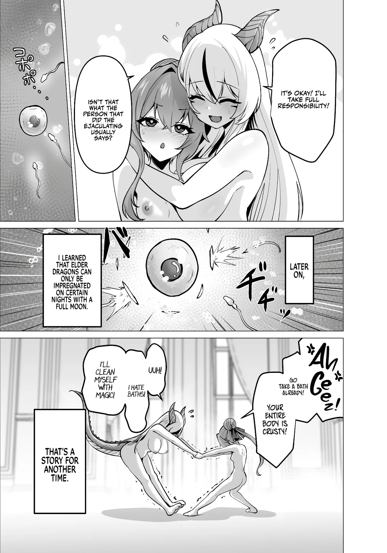 The Daughter Of The Strongest Dragon Race Won't Stop Begging For A Baby, So I'll Teach Her A Lesson With My Futanari Cock page 65