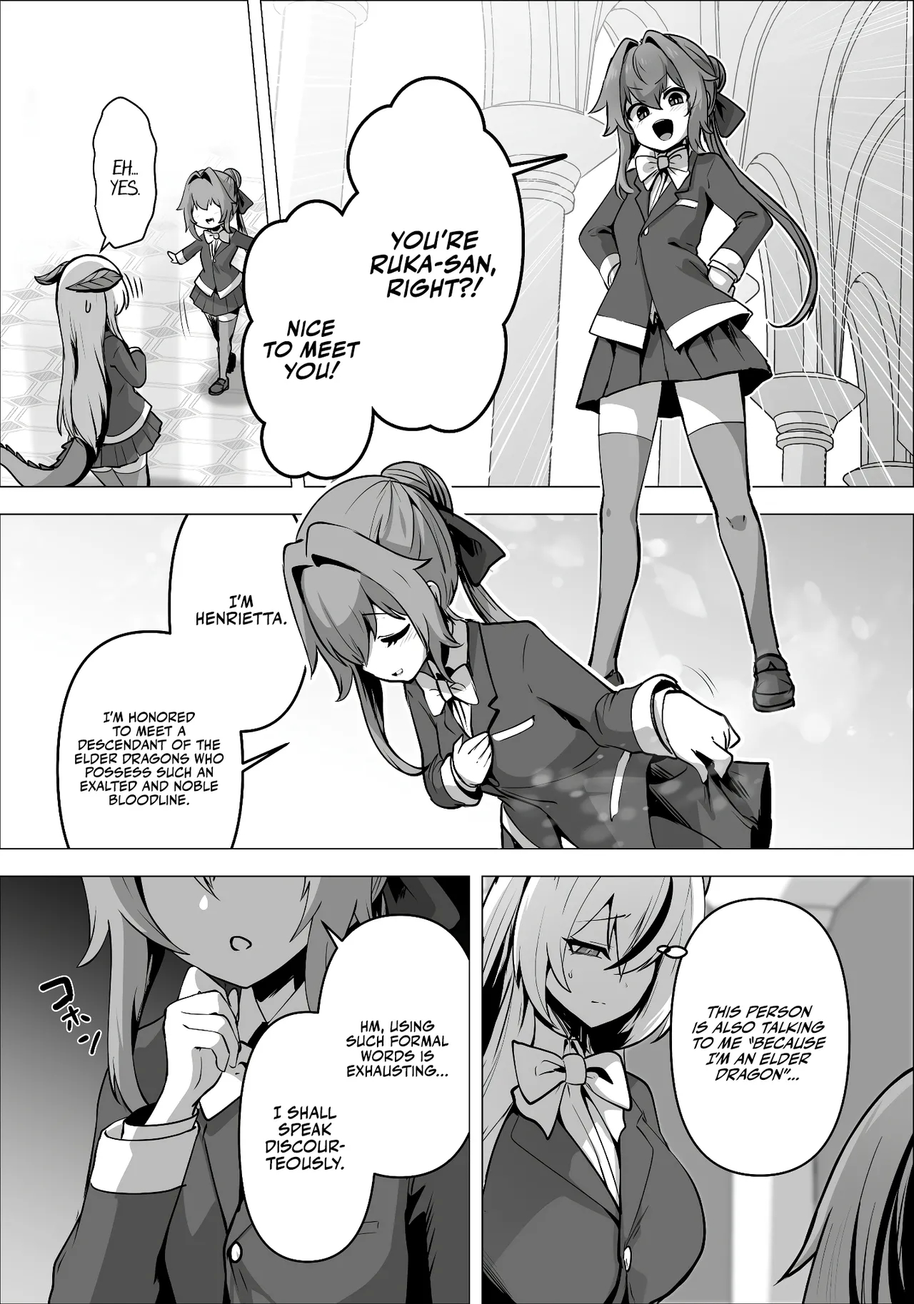 The Daughter Of The Strongest Dragon Race Won't Stop Begging For A Baby, So I'll Teach Her A Lesson With My Futanari Cock page 71