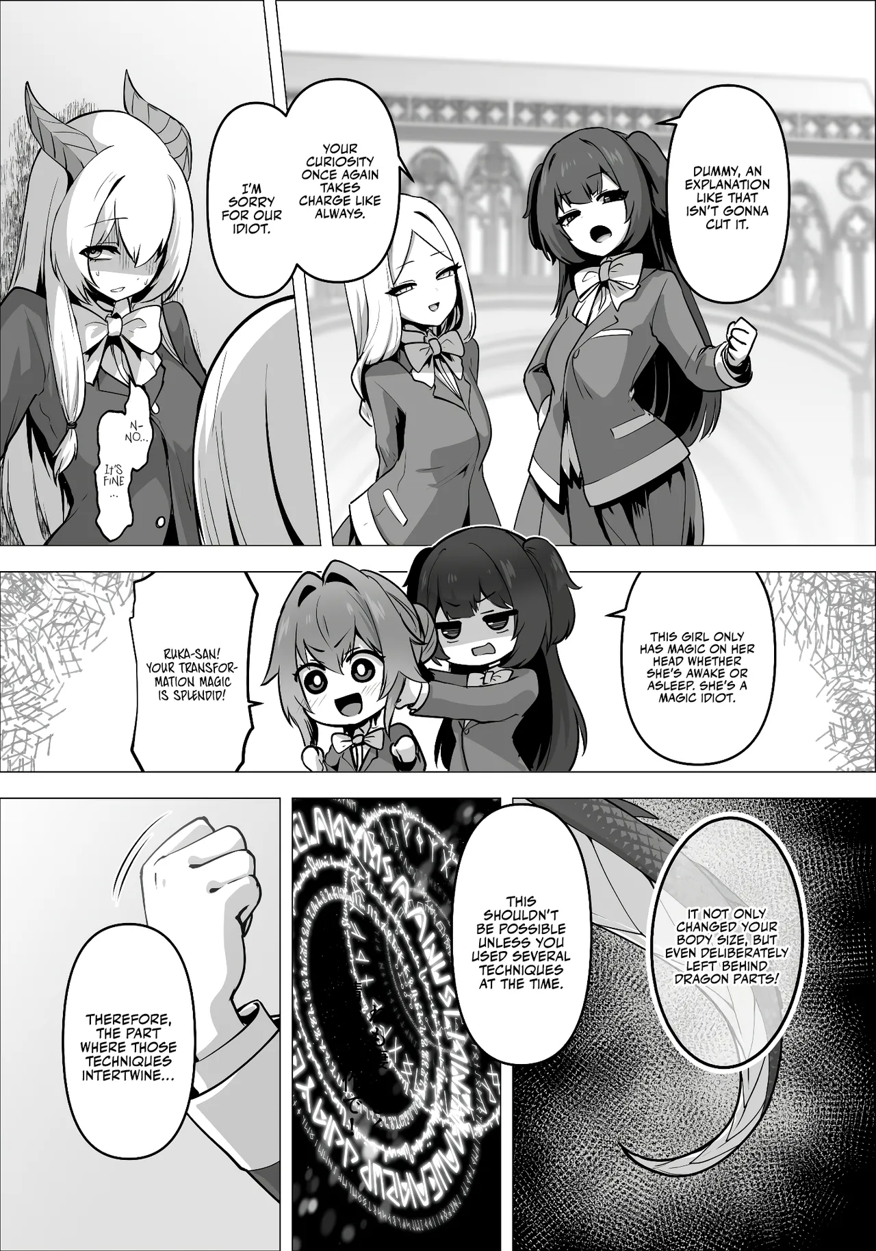 The Daughter Of The Strongest Dragon Race Won't Stop Begging For A Baby, So I'll Teach Her A Lesson With My Futanari Cock page 73