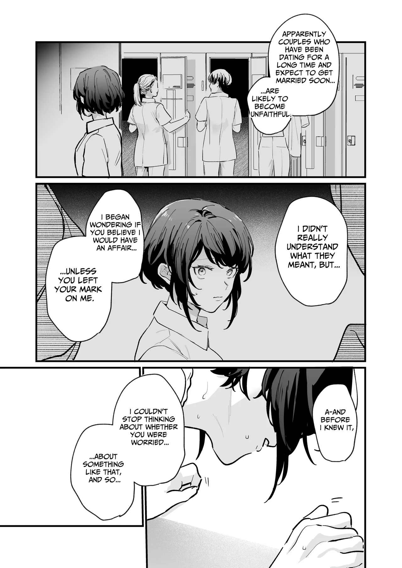 The Obsessive Desires That My Silent Boyfriend's Body Reveals page 33