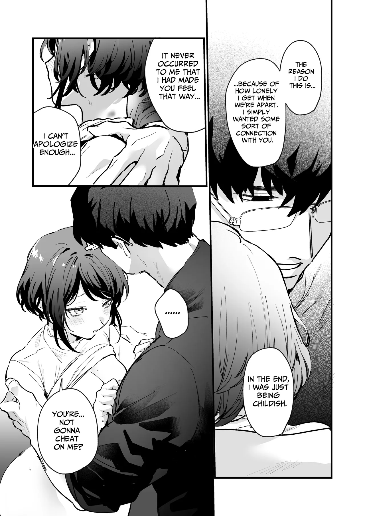 The Obsessive Desires That My Silent Boyfriend's Body Reveals page 35