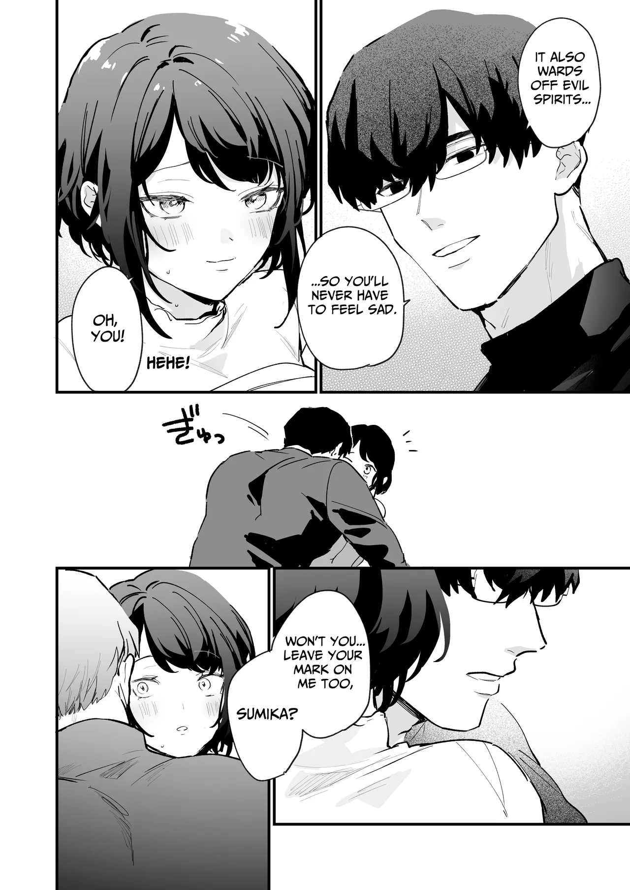 The Obsessive Desires That My Silent Boyfriend's Body Reveals page 38