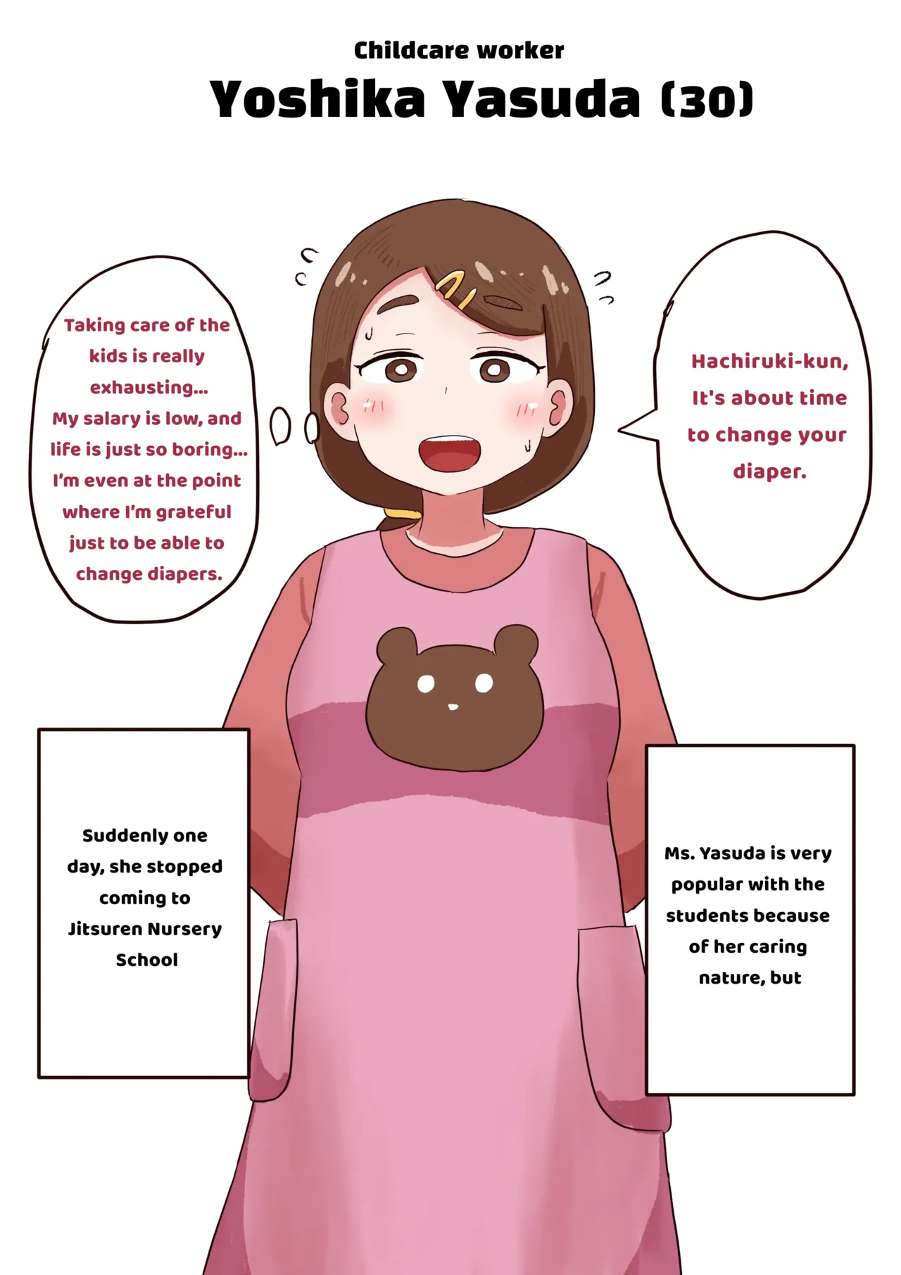 The Story Of A Female Daycare Teacher Who Voluntarily Becomes A Daruma Meat Toilet page 2
