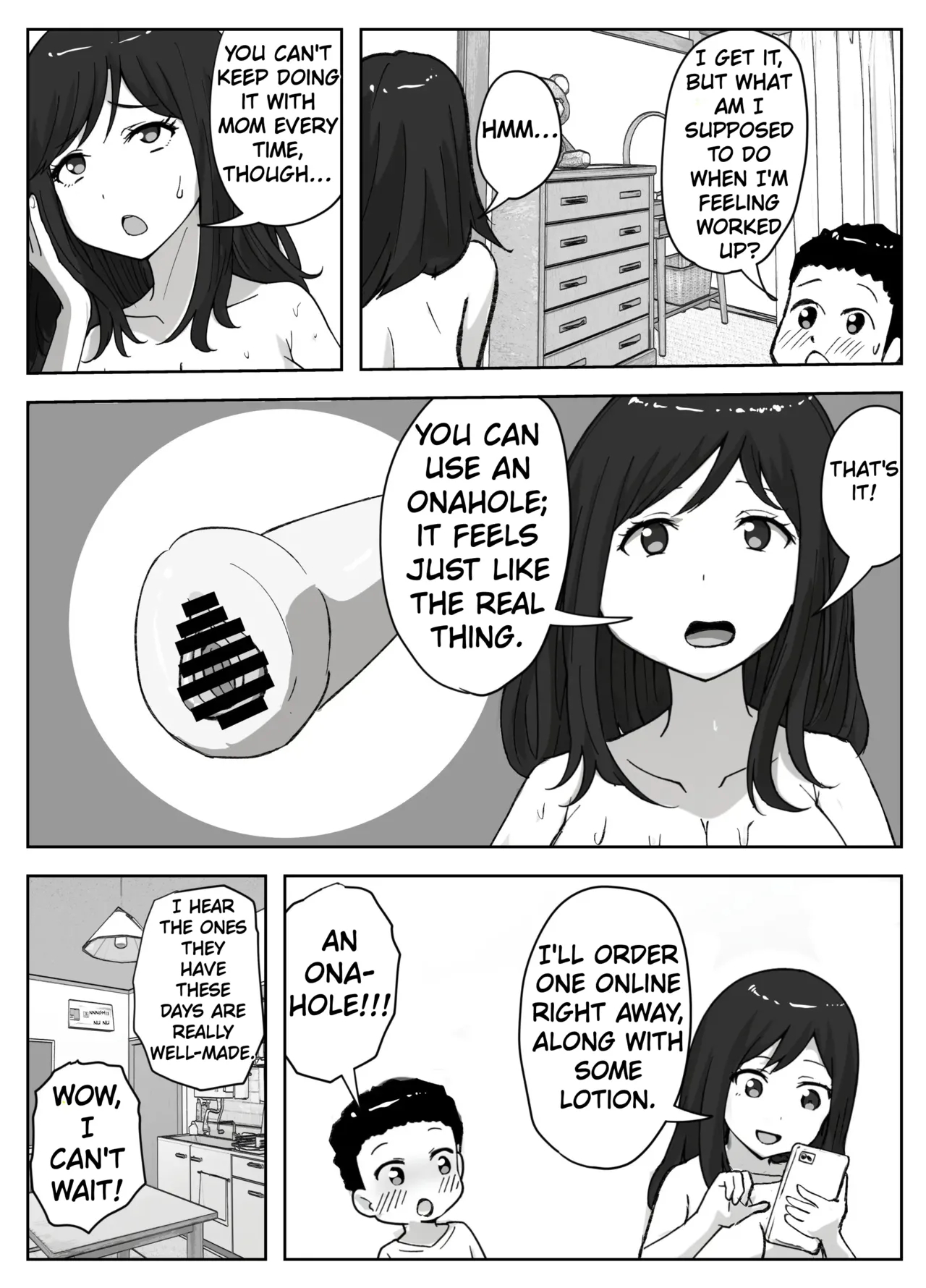 The Story Of A Single Mom Who Wants To Forbid Her Son From Masturbating page 17