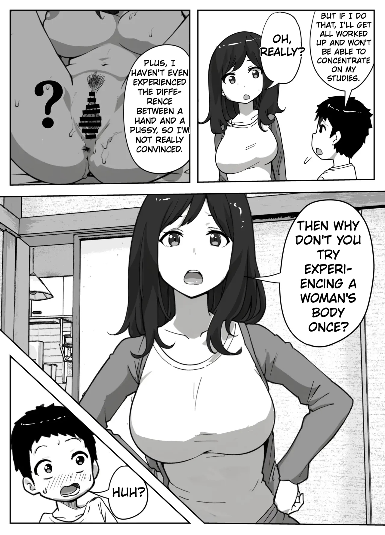 The Story Of A Single Mom Who Wants To Forbid Her Son From Masturbating page 7