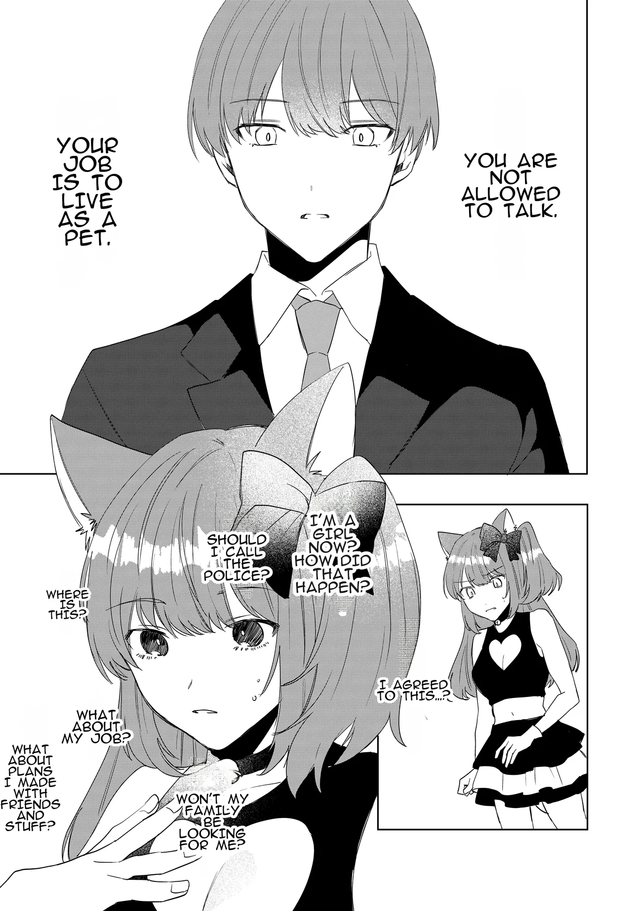 The Story Of How I Was Turned Into A Ts Woman And Kept As A Happy Female Cat page 6