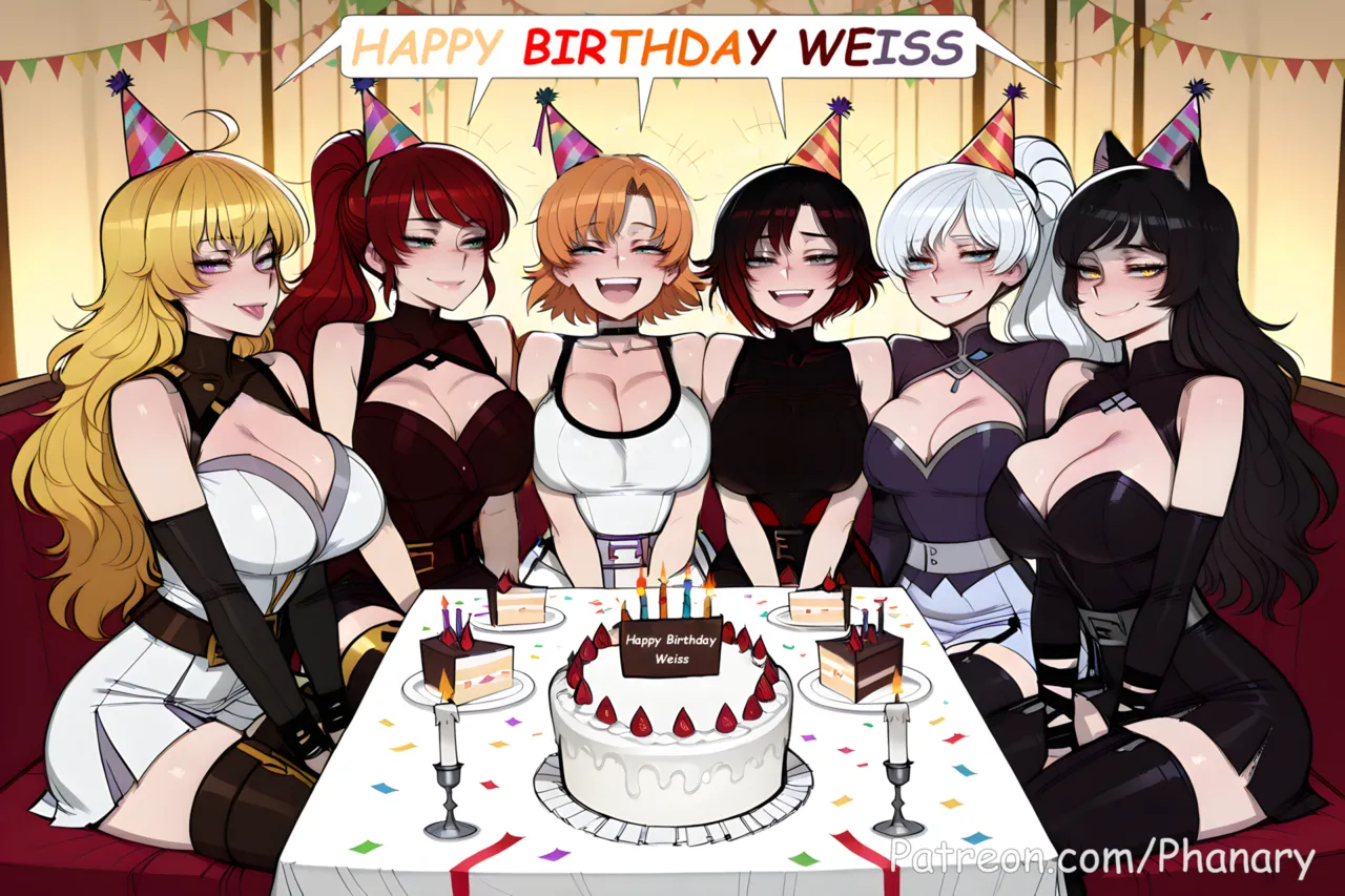 Weiss X Rwby Girls Happy Birthday! page 1
