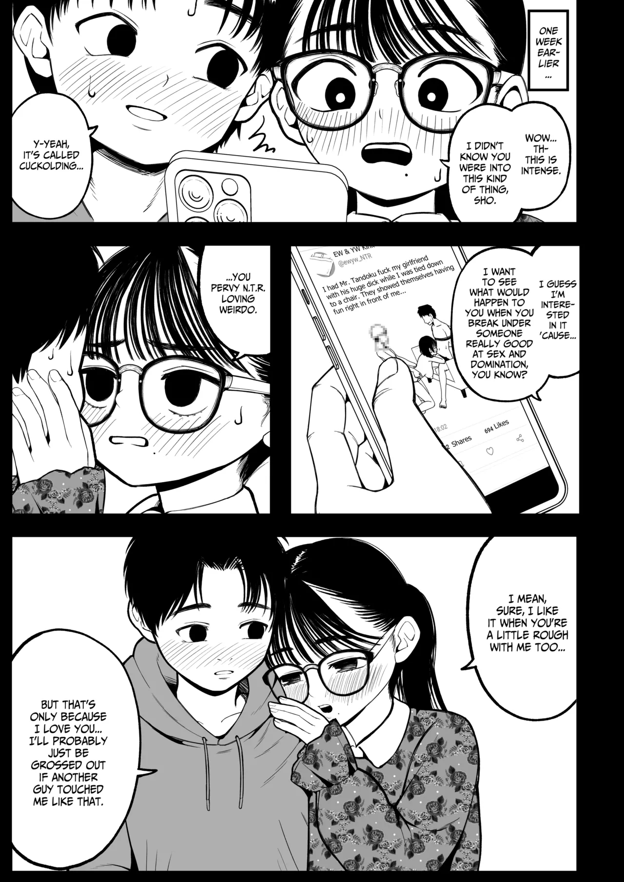 Winter Break With My Girlfriend And Our Master 1 page 8