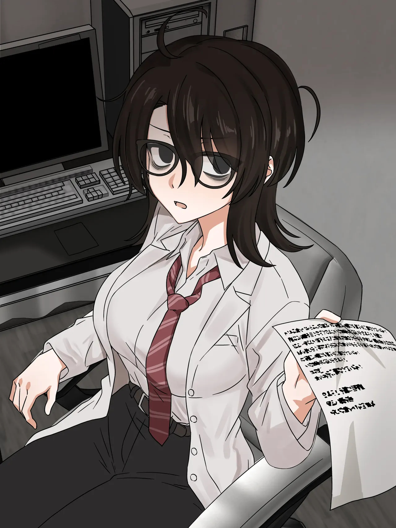 With The Head Of Research Department, Cheating Right Before My Eyes + Bonus Art page 24