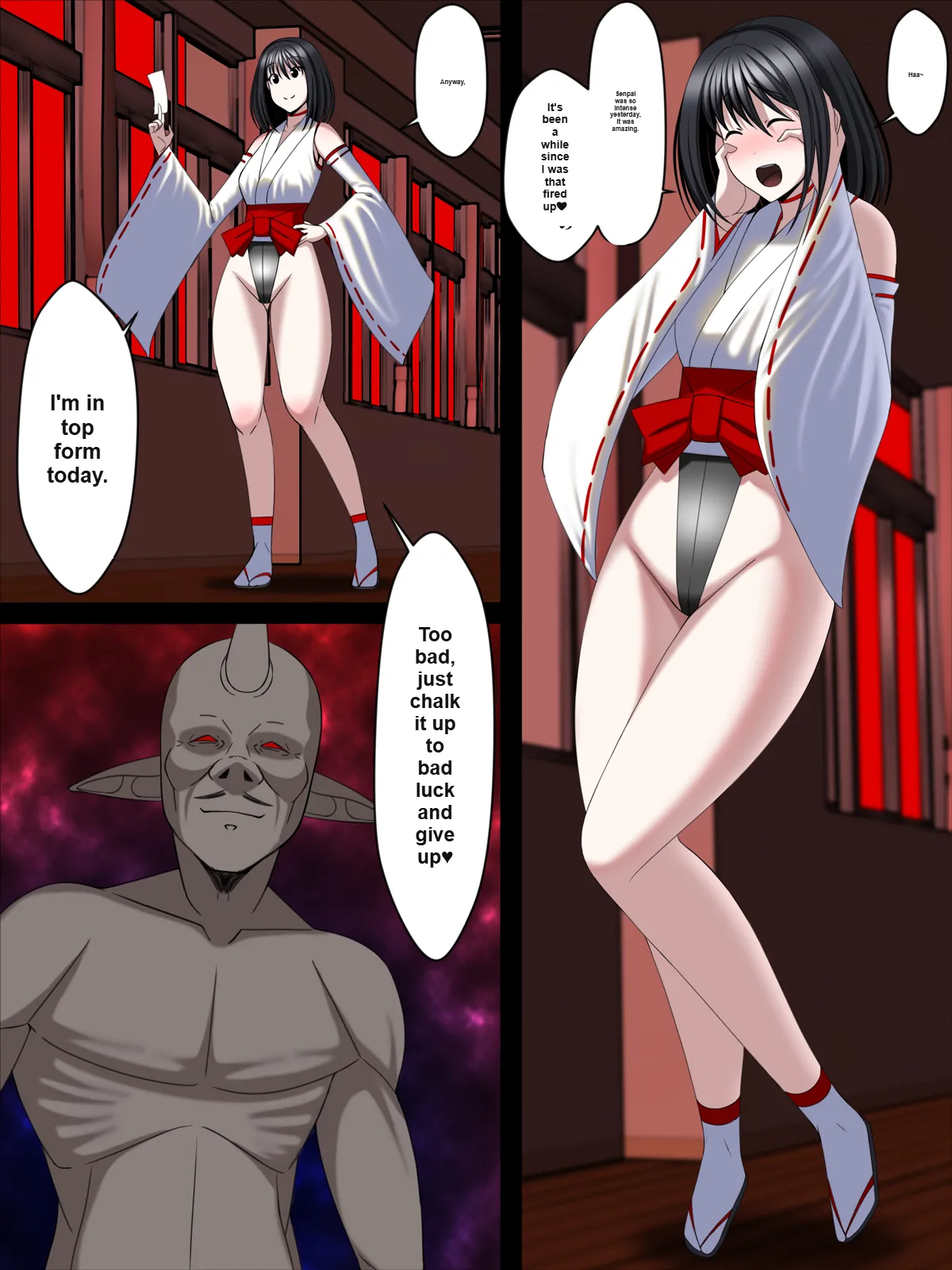 Youma Jutai!! Gomen Ne Senpai... Watashi, Tsuyoi Ko Ga Umitai No page 17