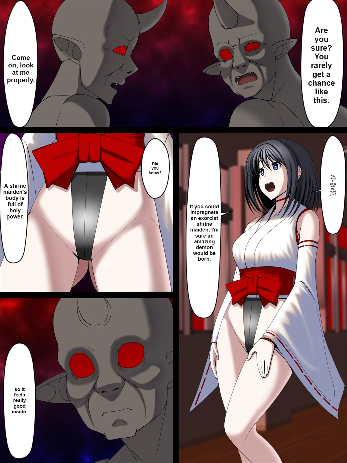 Youma Jutai!! Gomen Ne Senpai... Watashi, Tsuyoi Ko Ga Umitai No page 7