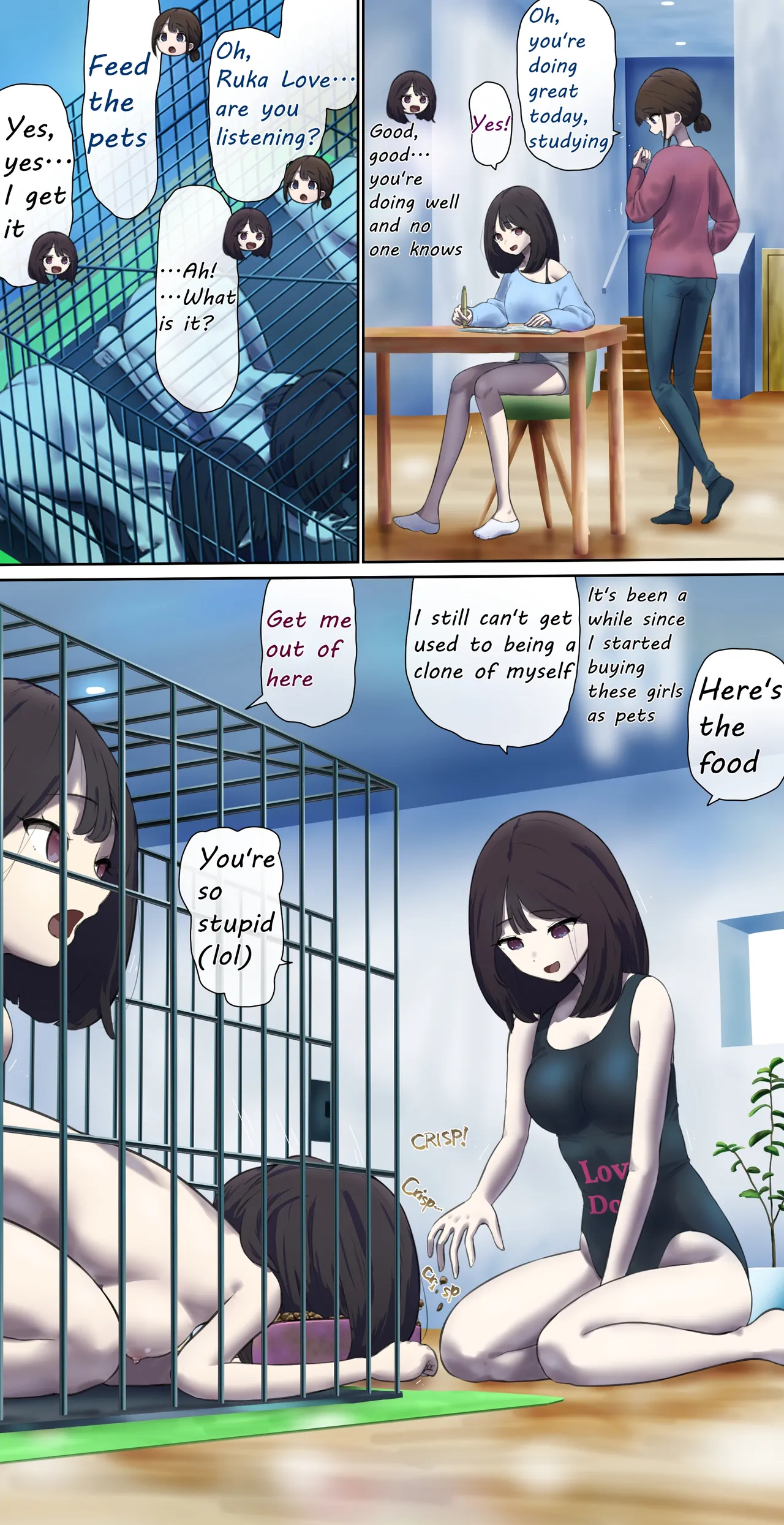 A Daughter Living With Her Human Livestock Clones page 2