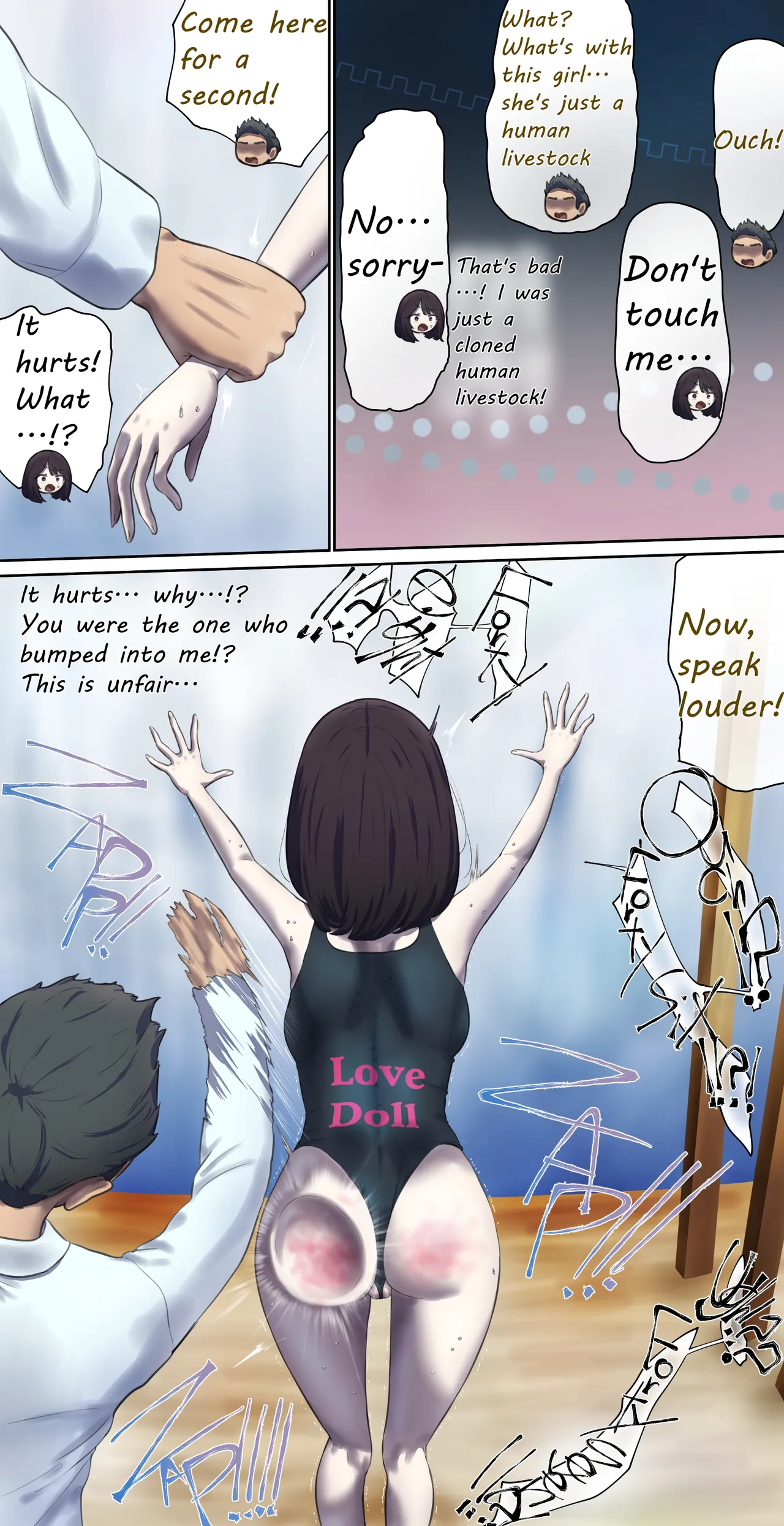 A Daughter Living With Her Human Livestock Clones page 4