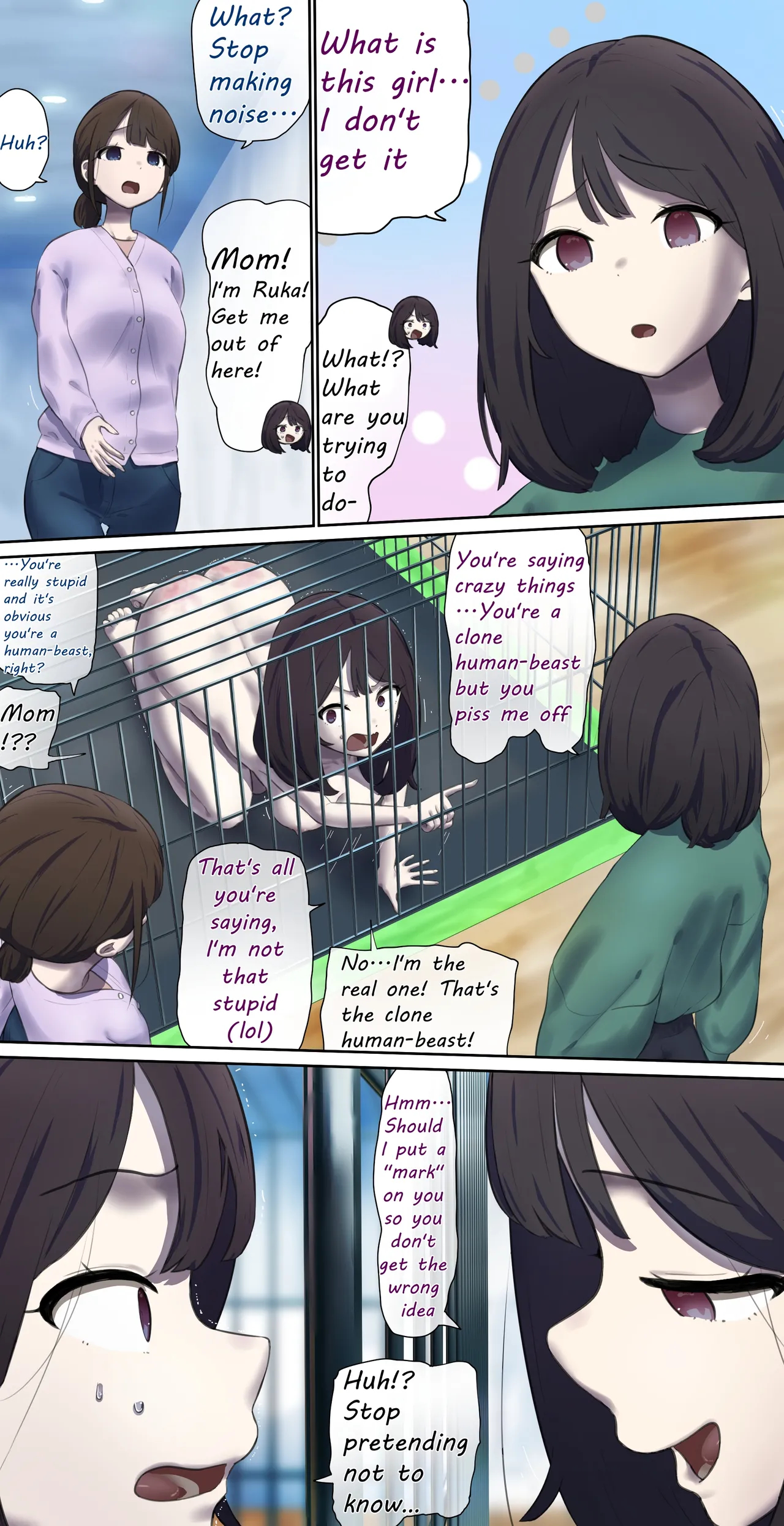 A Daughter Living With Her Human Livestock Clones page 6